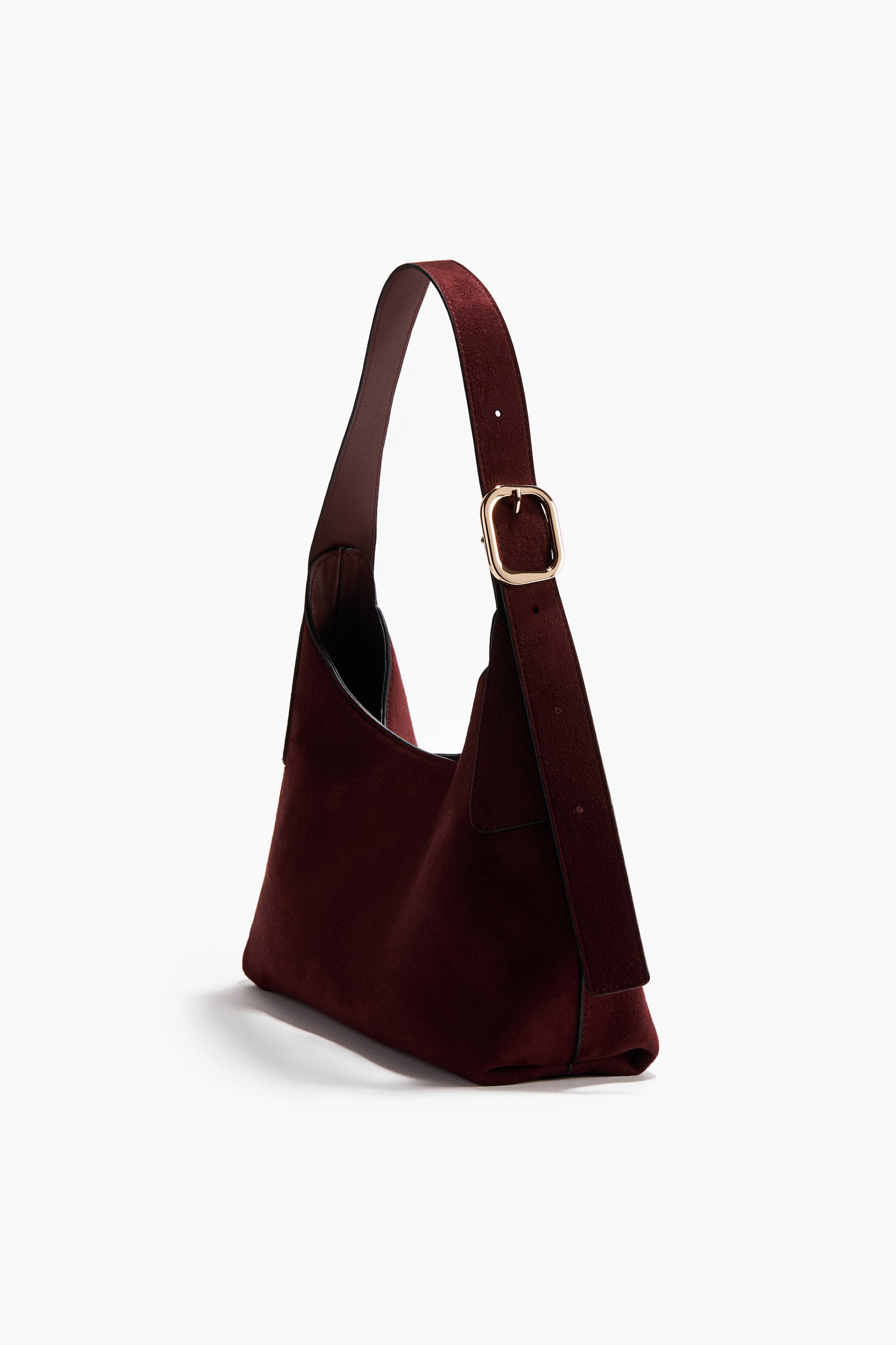Shoulder bag - Burgundy/Brown - 4
