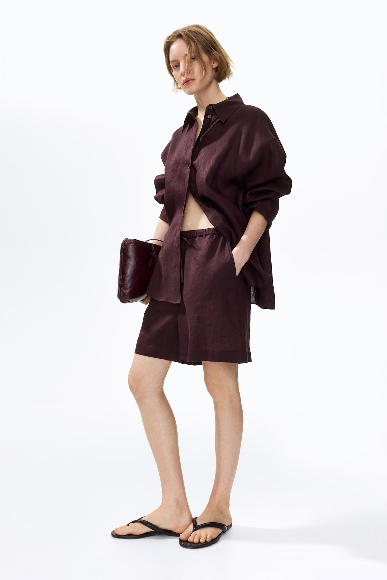 Oversized Linen Shirt - image 4