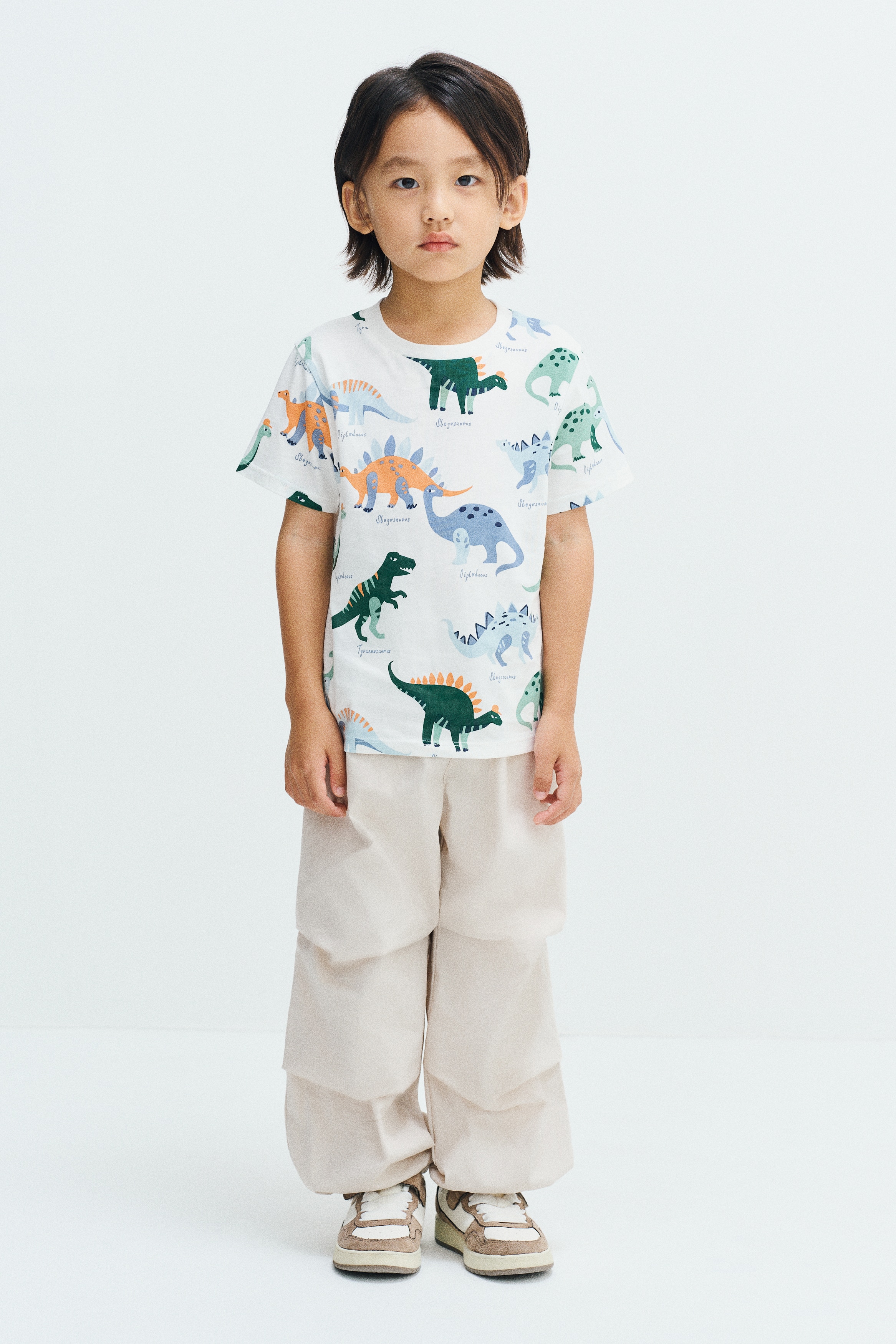 Printed Cotton T-ShirtModel