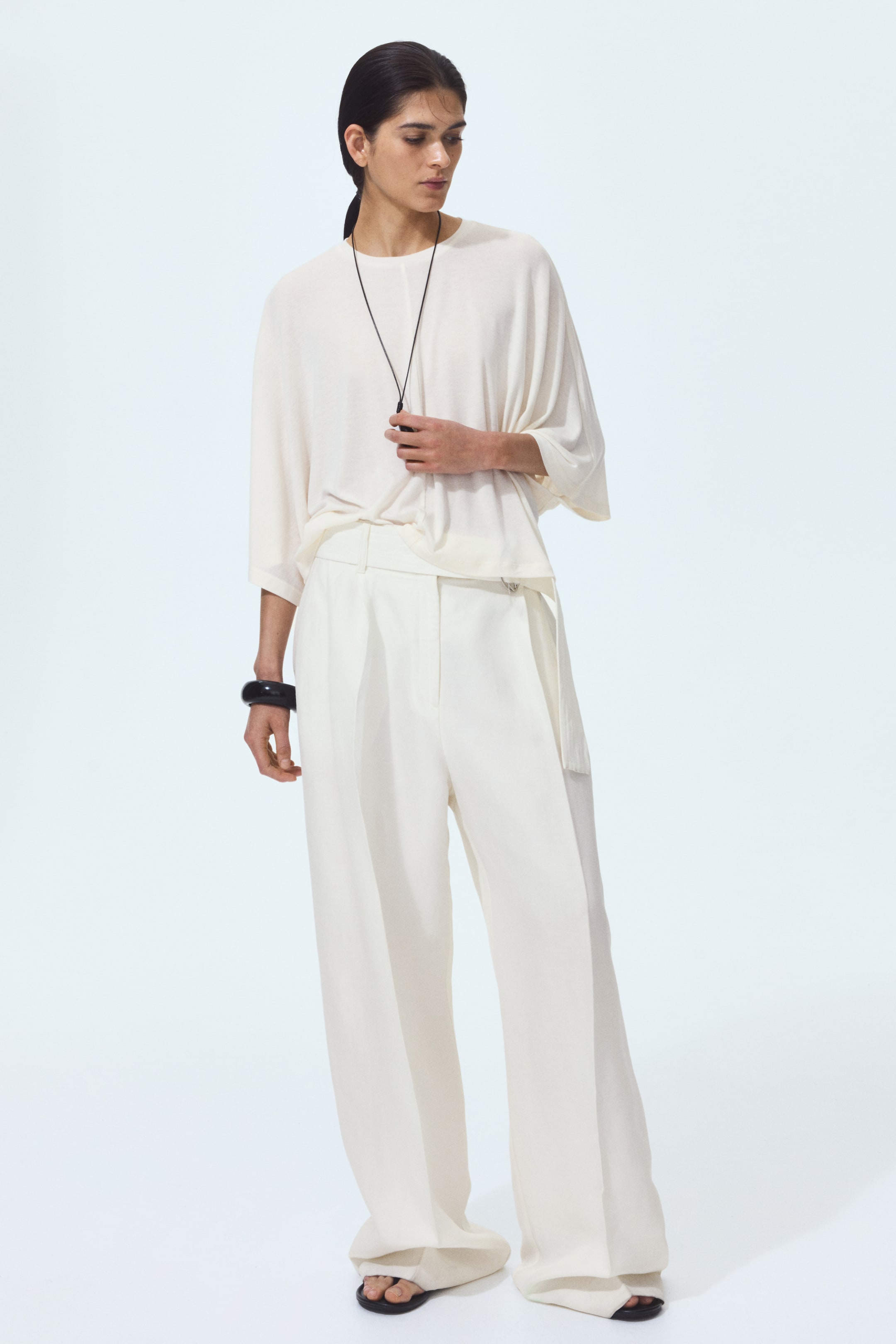 Batwing-Sleeved T-Shirt
