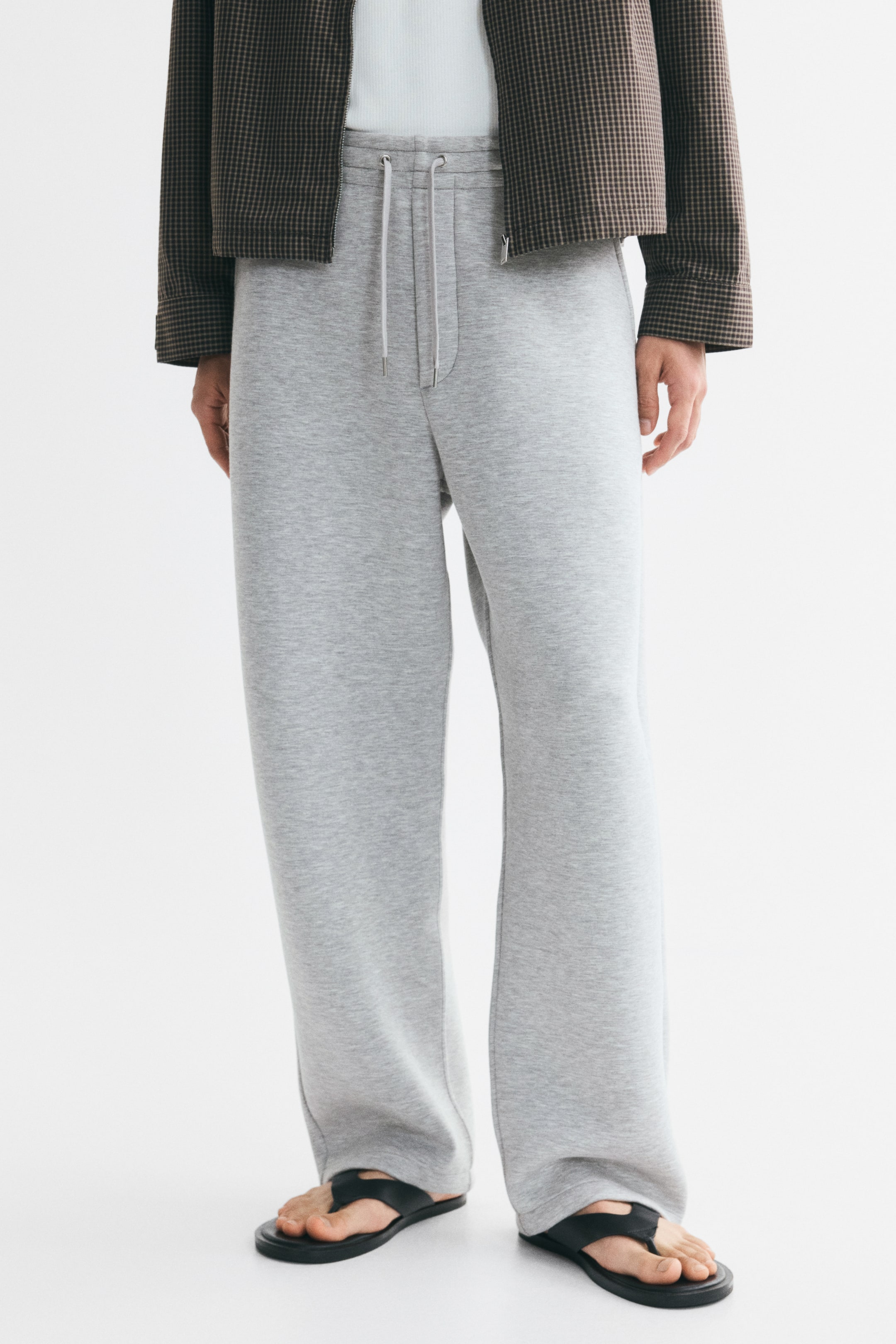 Relaxed-Fit Barrel-Leg Scuba Joggers