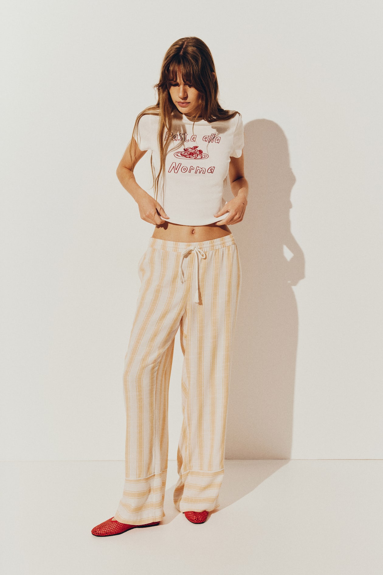 Ribbed T-shirt