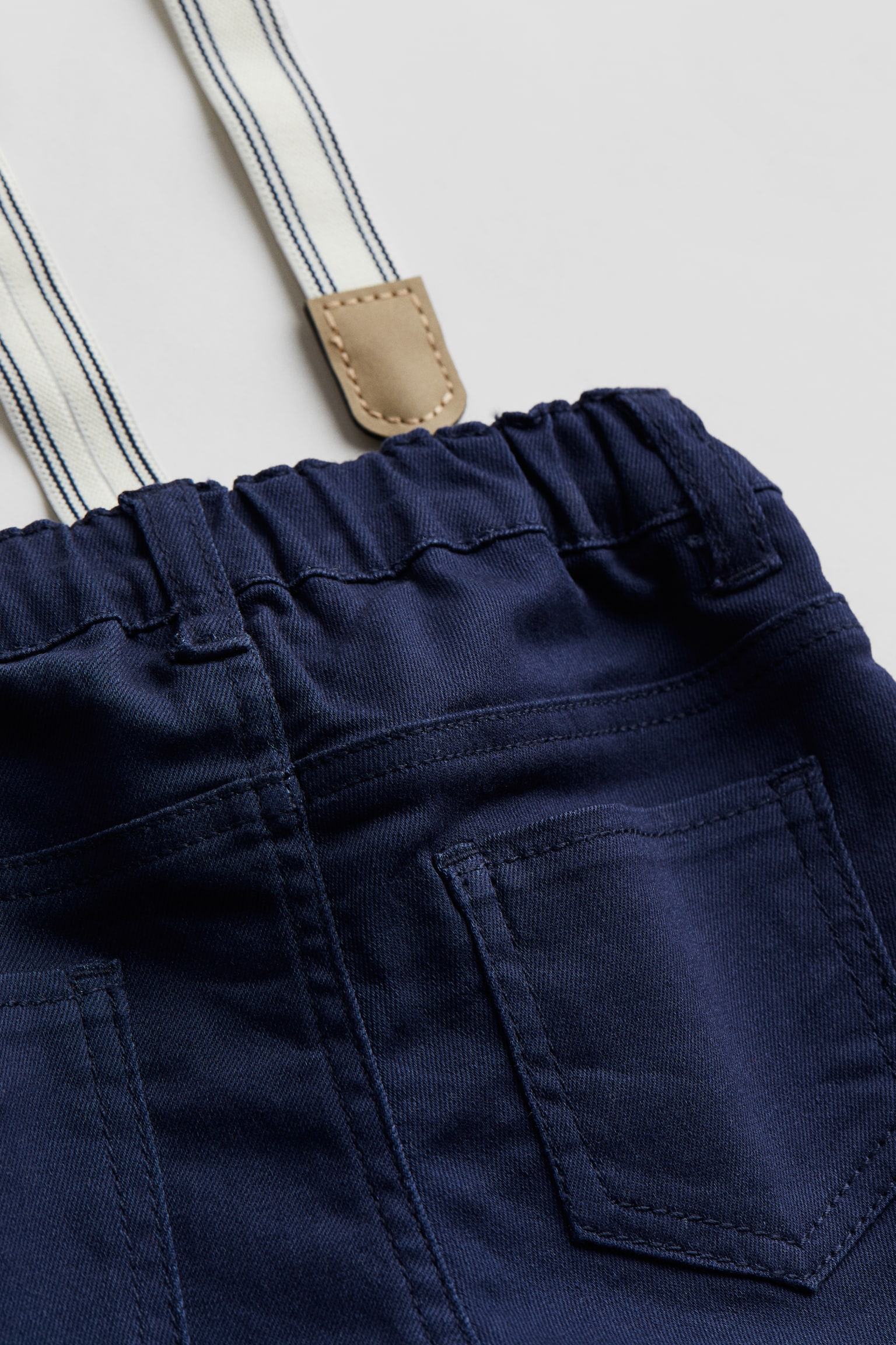 Детские шорты H&M Shorts with Suspenders, цвет: Тёмно-синий — фото 3