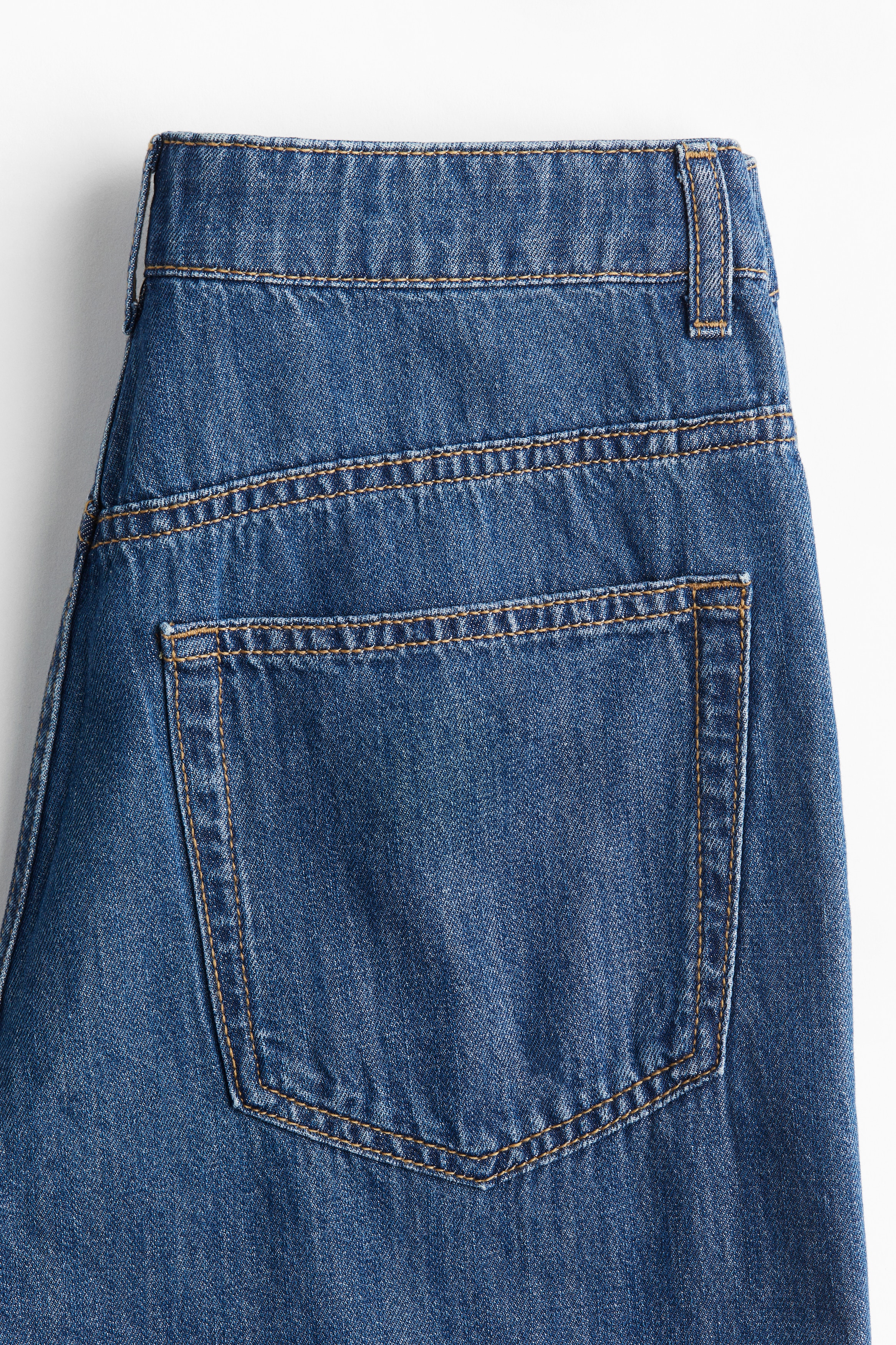 Wide High Cropped Jeans
