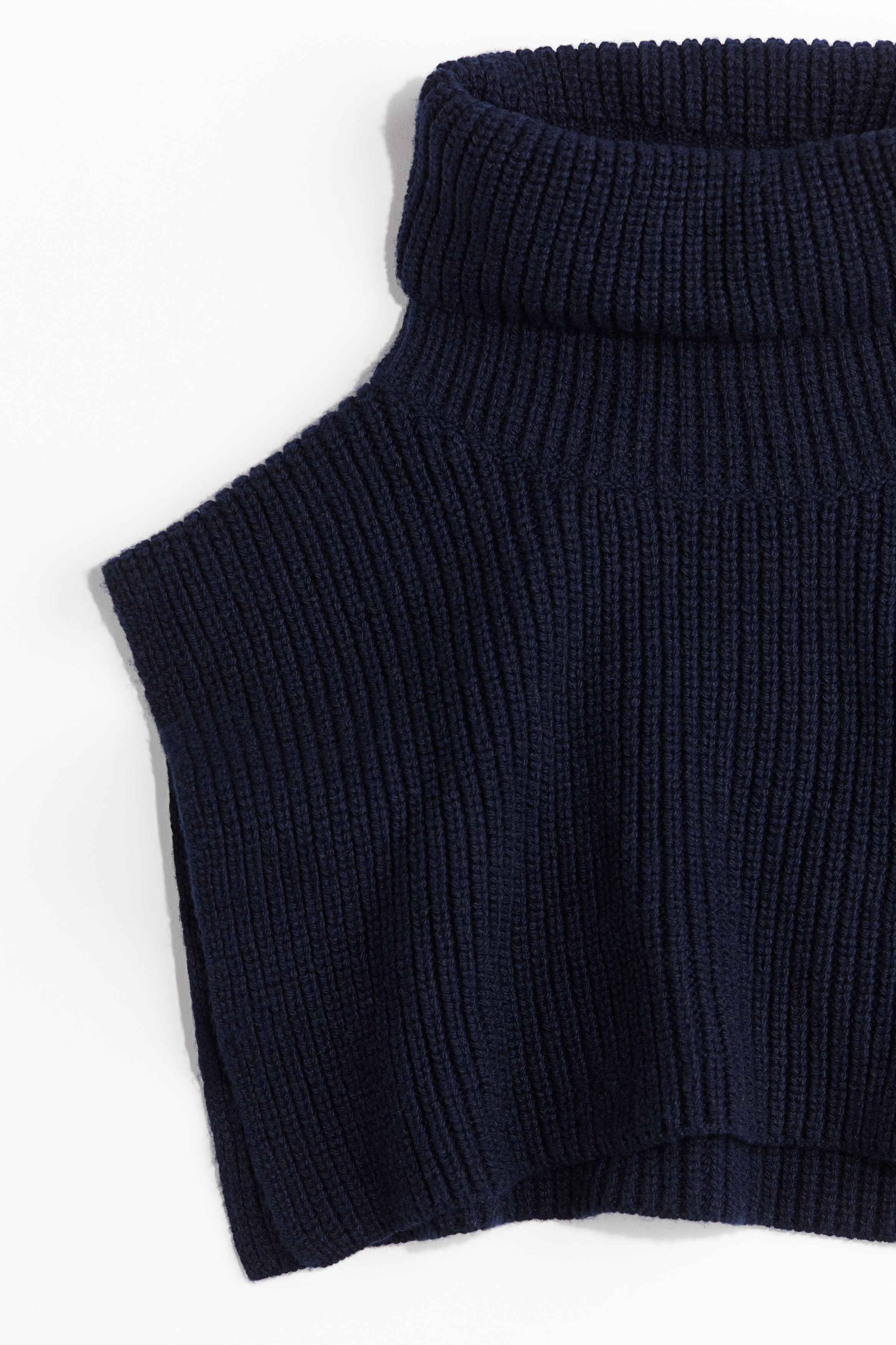 ANDMARY Nell knit neck warmer tops black andmary nell knit neck