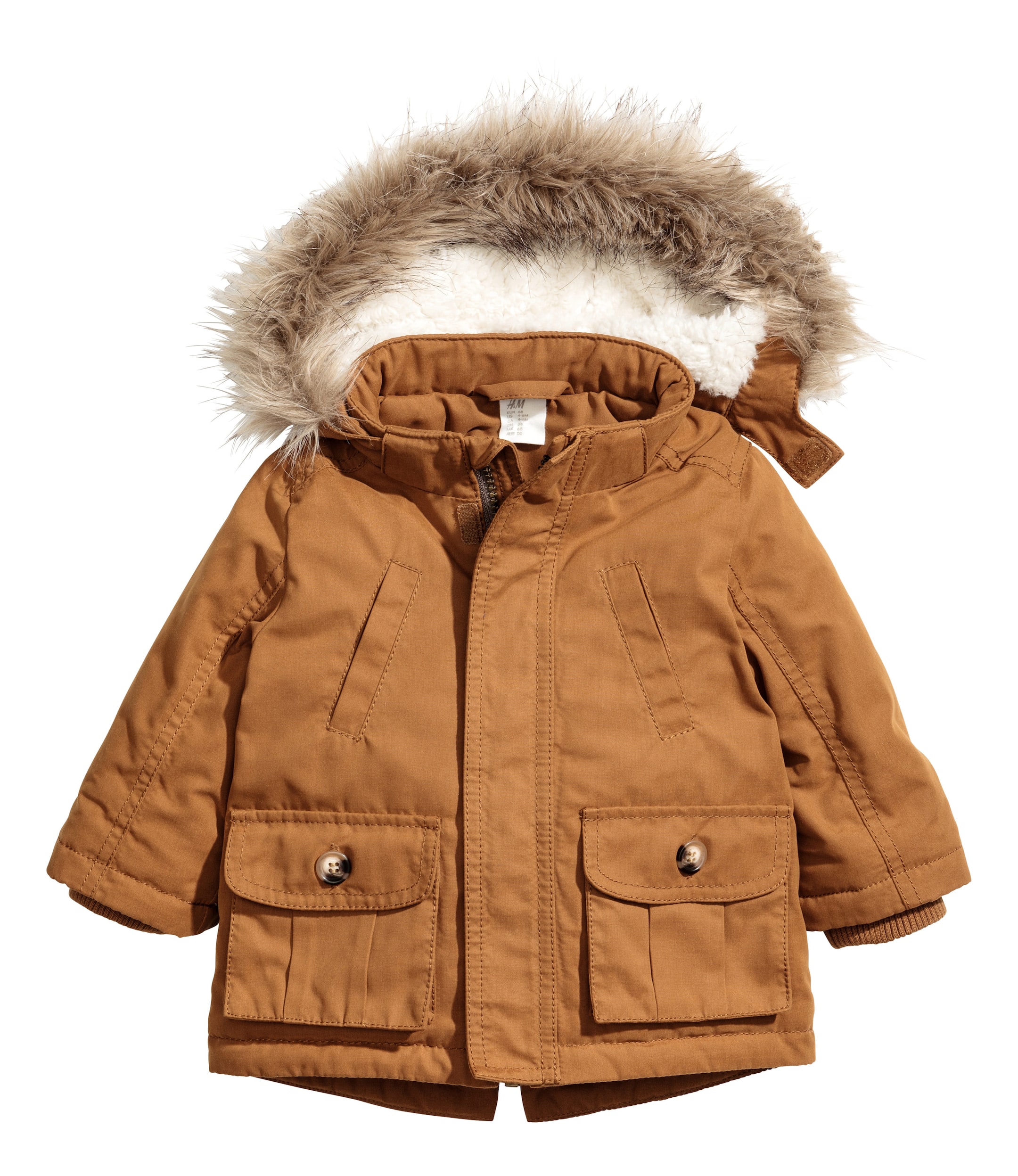 View larger image: Padded parka - Light brown - Kids | H&M GB 1