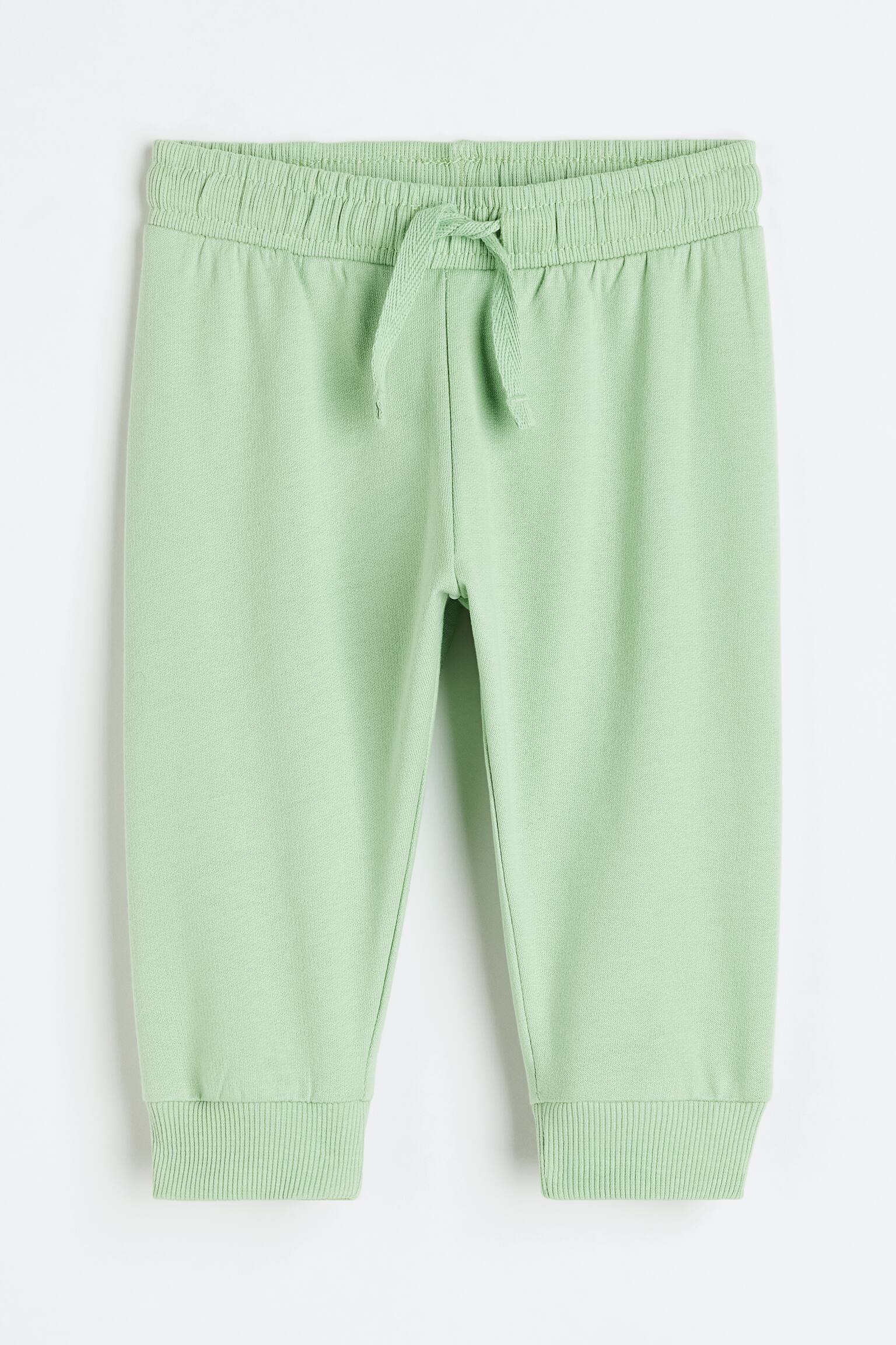 Cotton Track Pants - Light green/Light grey marle/Black/Light blue/Light purple - 1