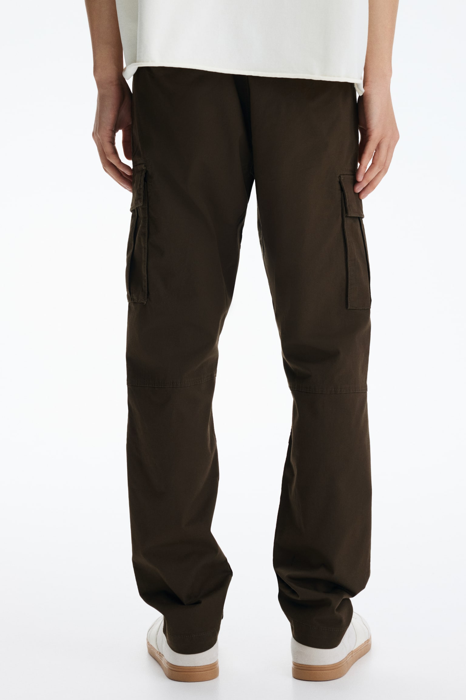 Slim Fit Cargo trousers - Dark khaki green/Khaki green/Light beige/Black/Dark grey - 5