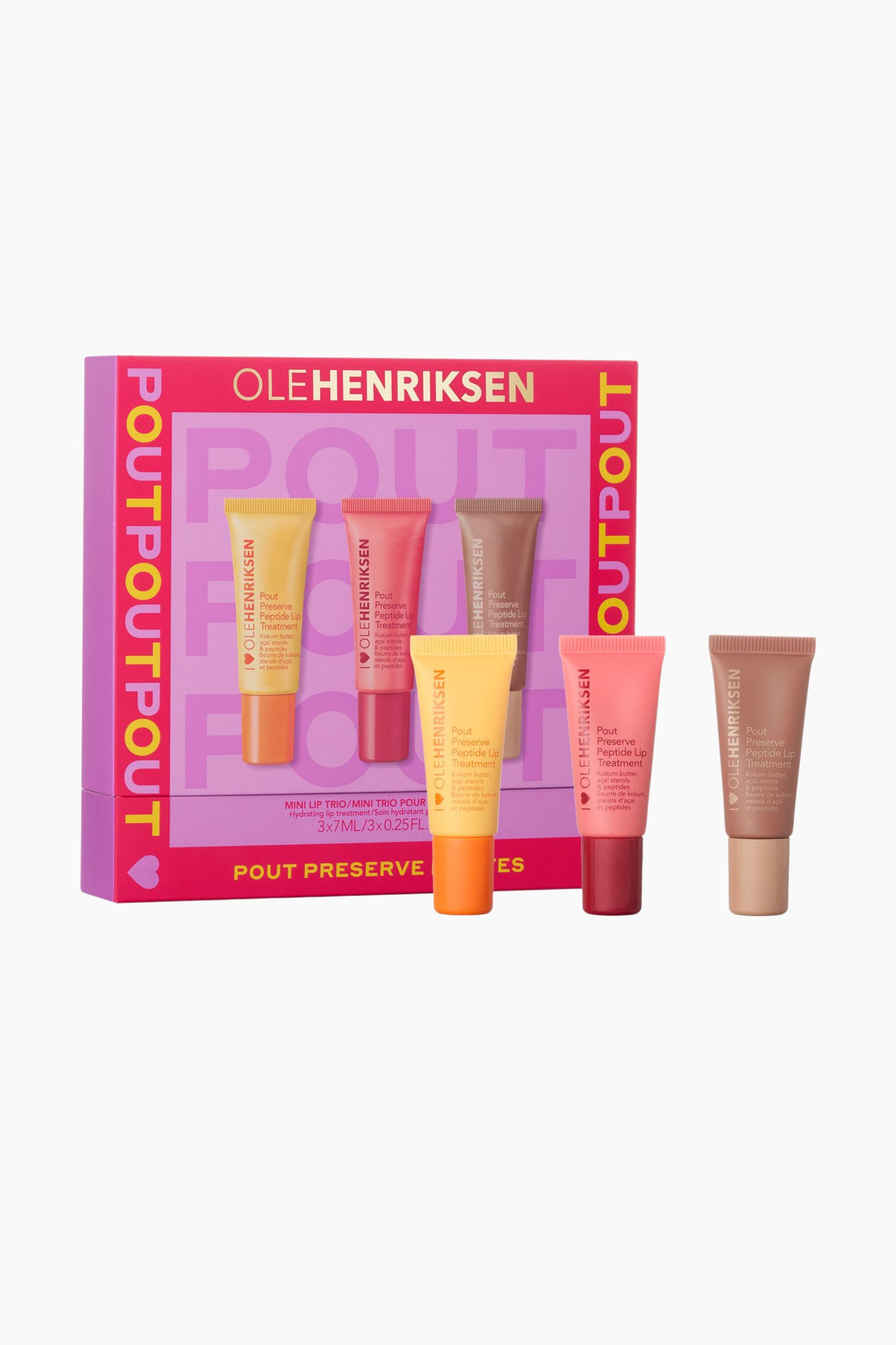 Se større billede: Pout Preserve Petites Mini Lip Trio - Pout Preserve Petites  - OLEHENRIKSEN - Beauty all | H&M DK 1