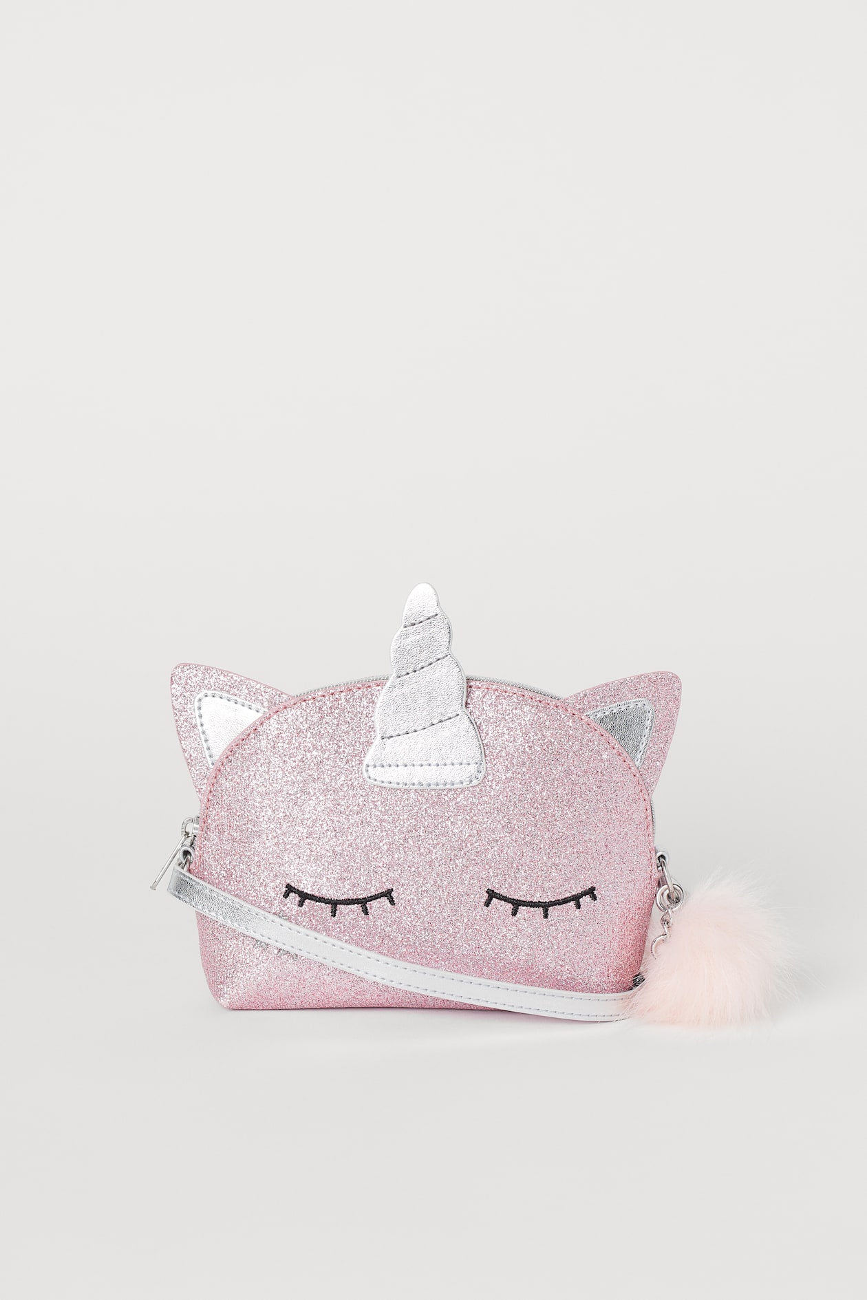 Glittery shoulder bag Pink/Unicorn Kids H&M