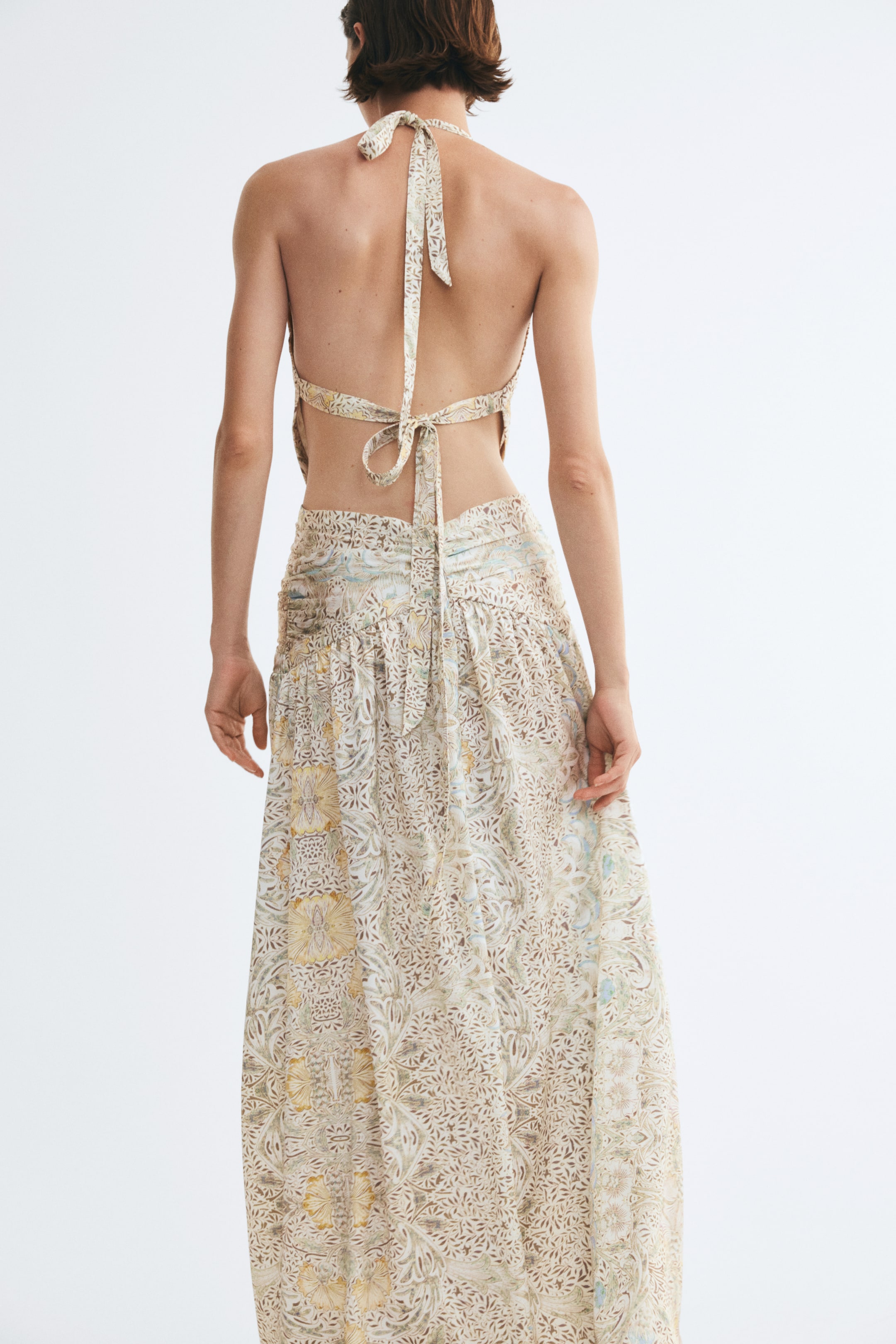 Open-Back Halterneck Dress