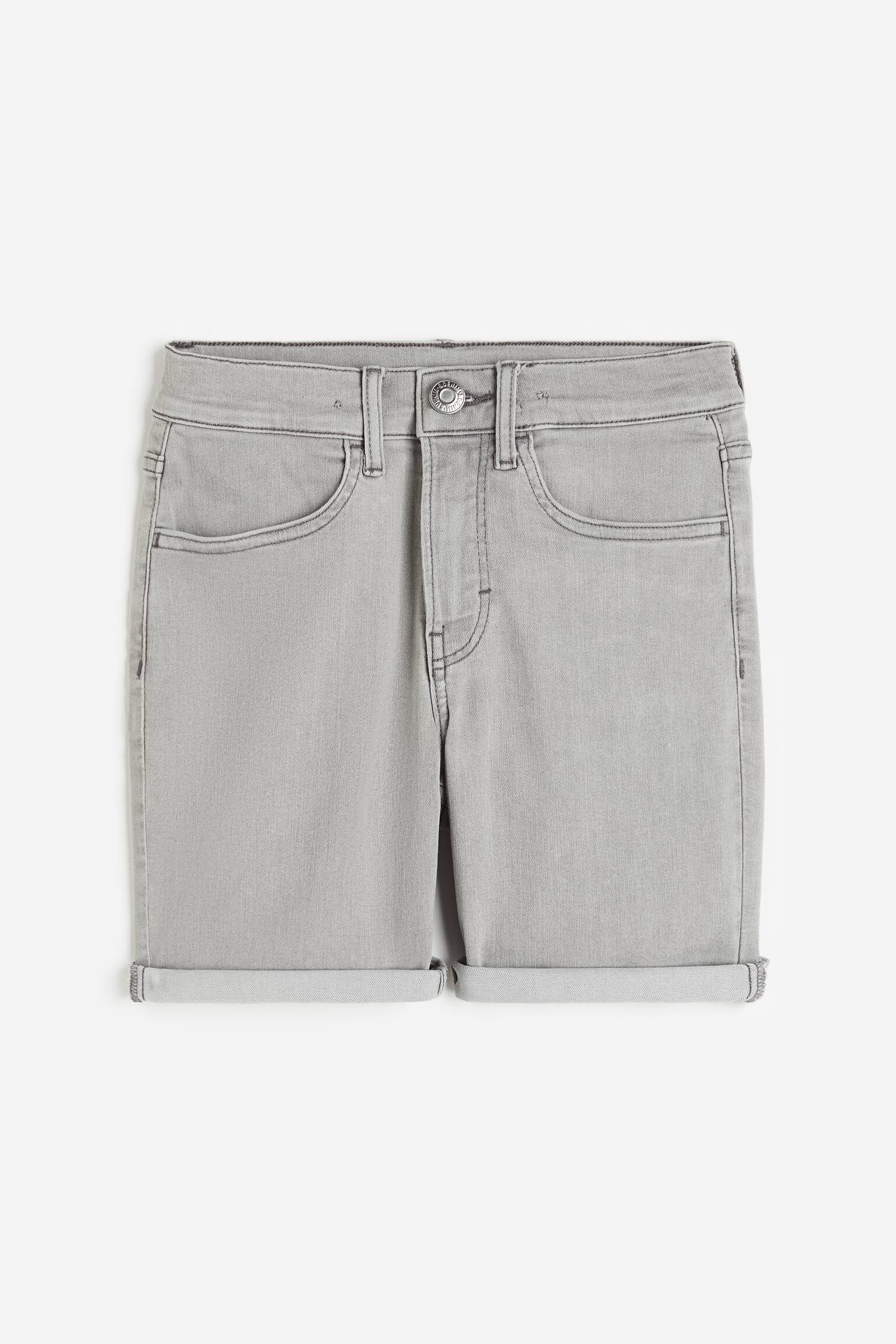 Quần short Slim Fit - Màu xám nhạt - 1