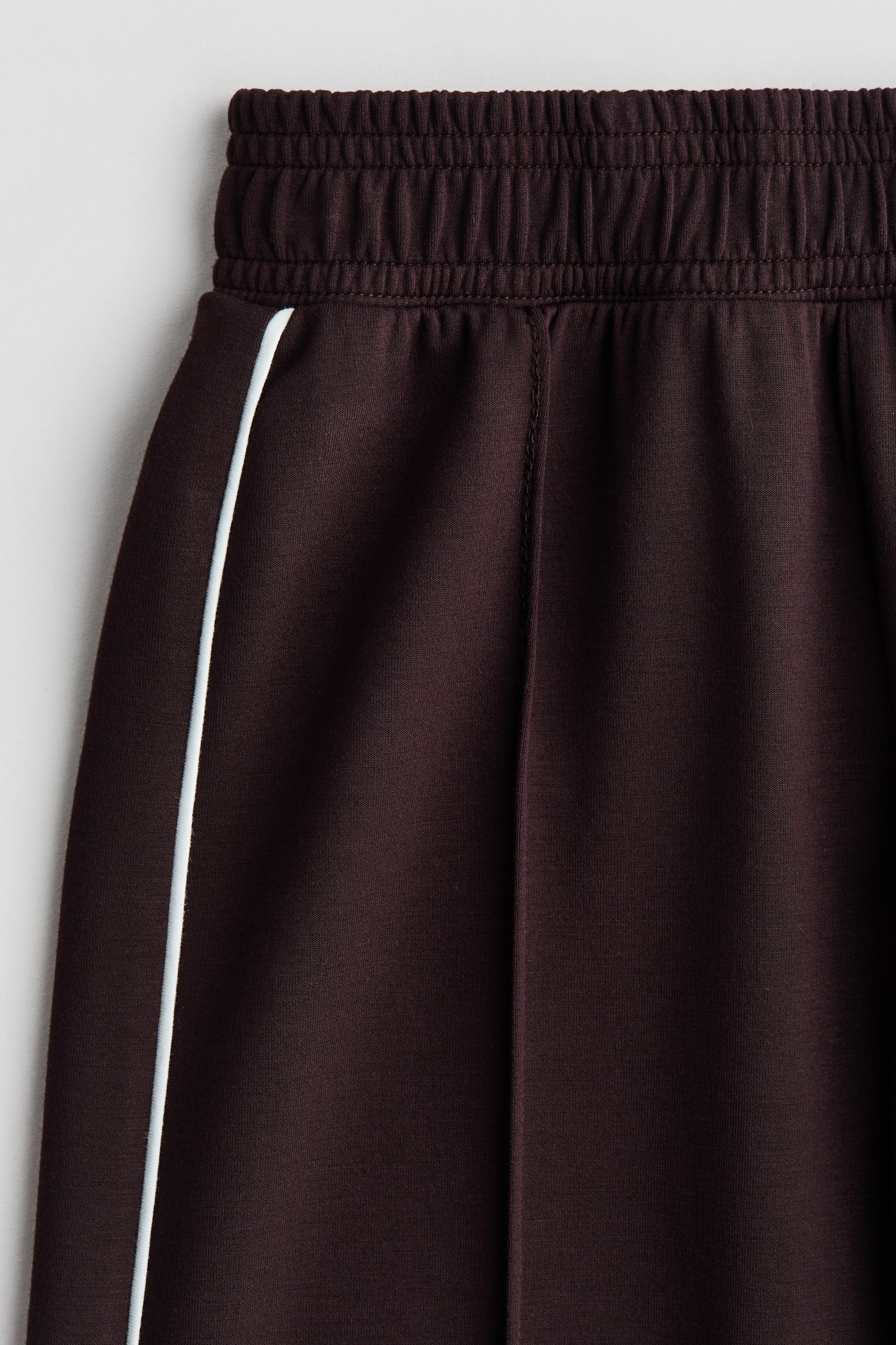 Pantalon de survêtement à jambes larges en scuba