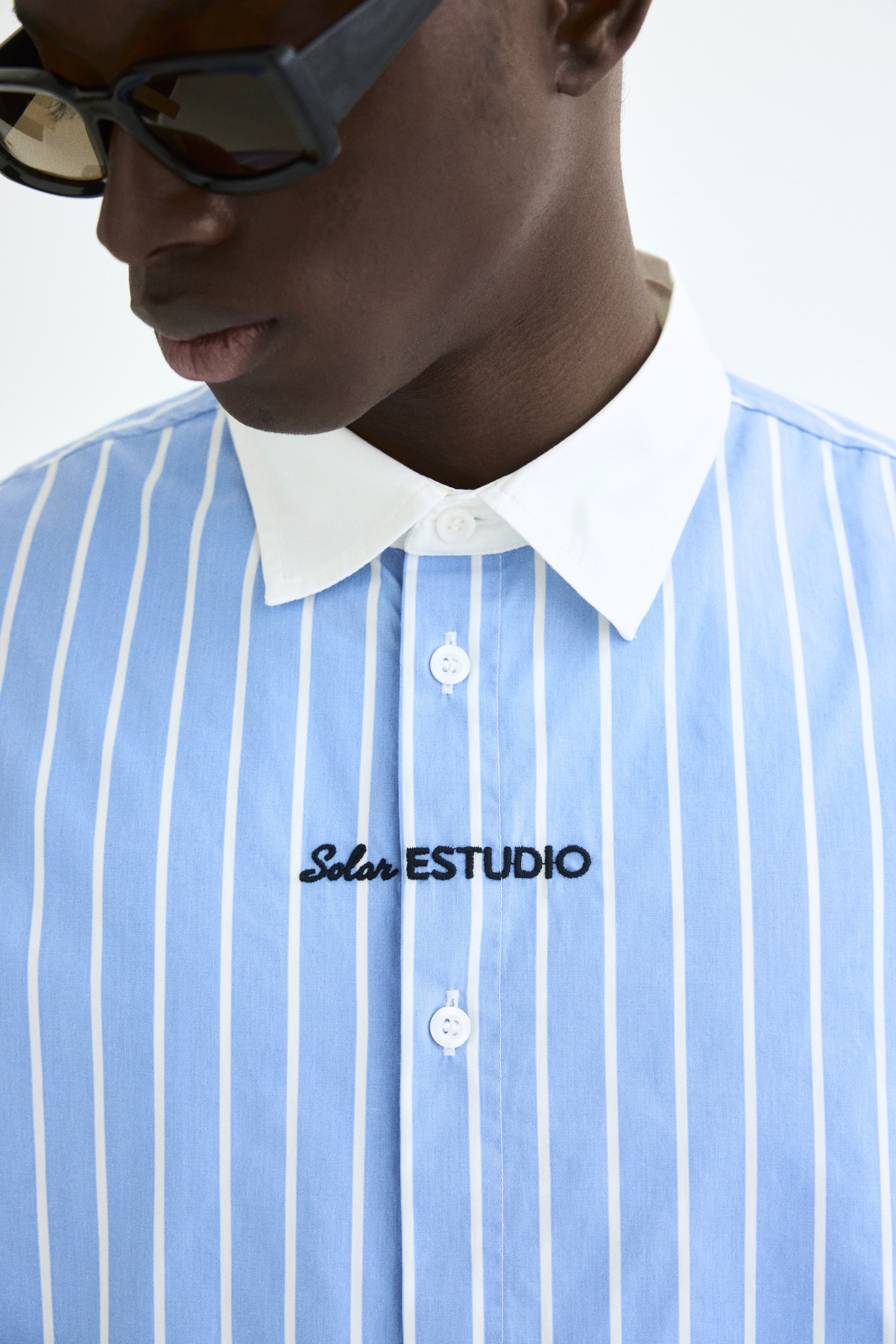 Relaxed-Fit Embroidered-Motif Cotton Shirt