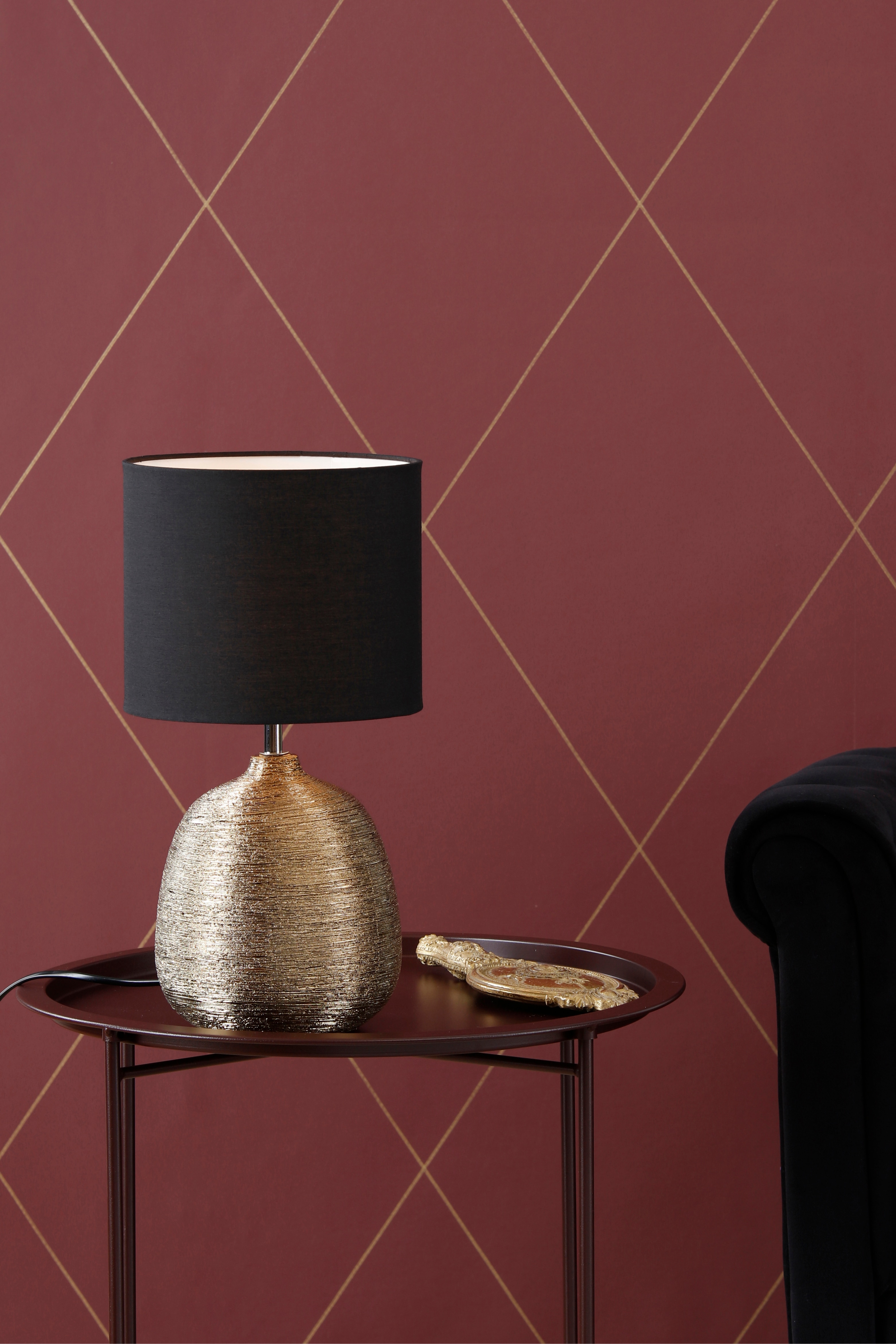 Oscar Tischlampe - Gold/black