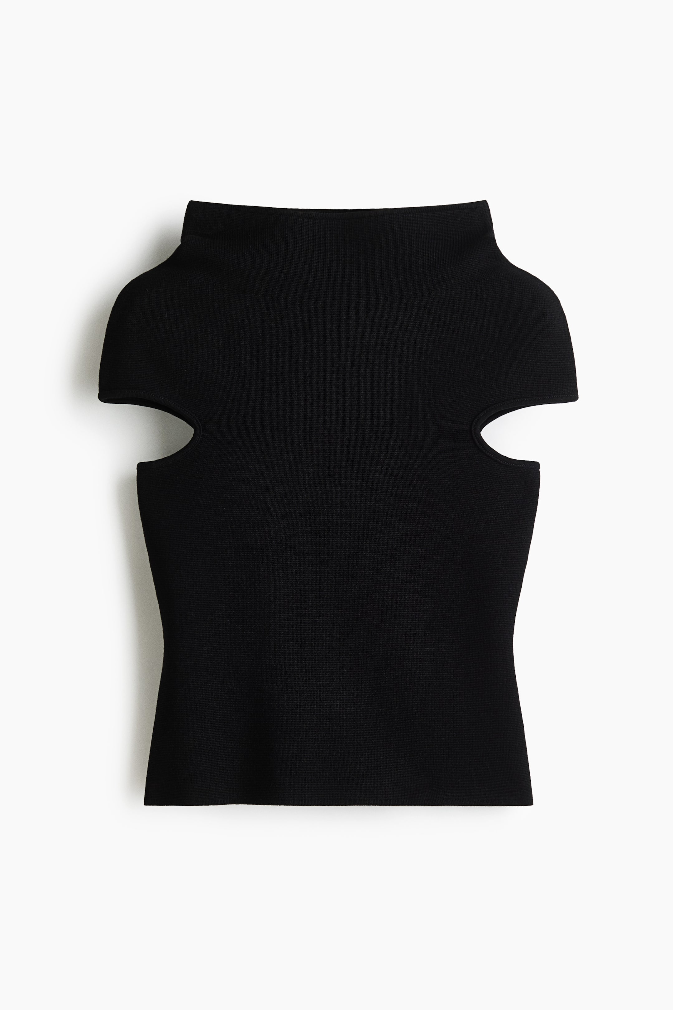 Переглянути збільшене зображення: Turtleneck top - Чорний - Ladies | H&M UA 1