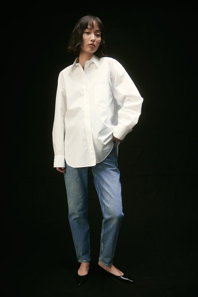 MAMA Slim Ankle Jeans - Denimblå/Medium denimblå/Lys denimblå - 1