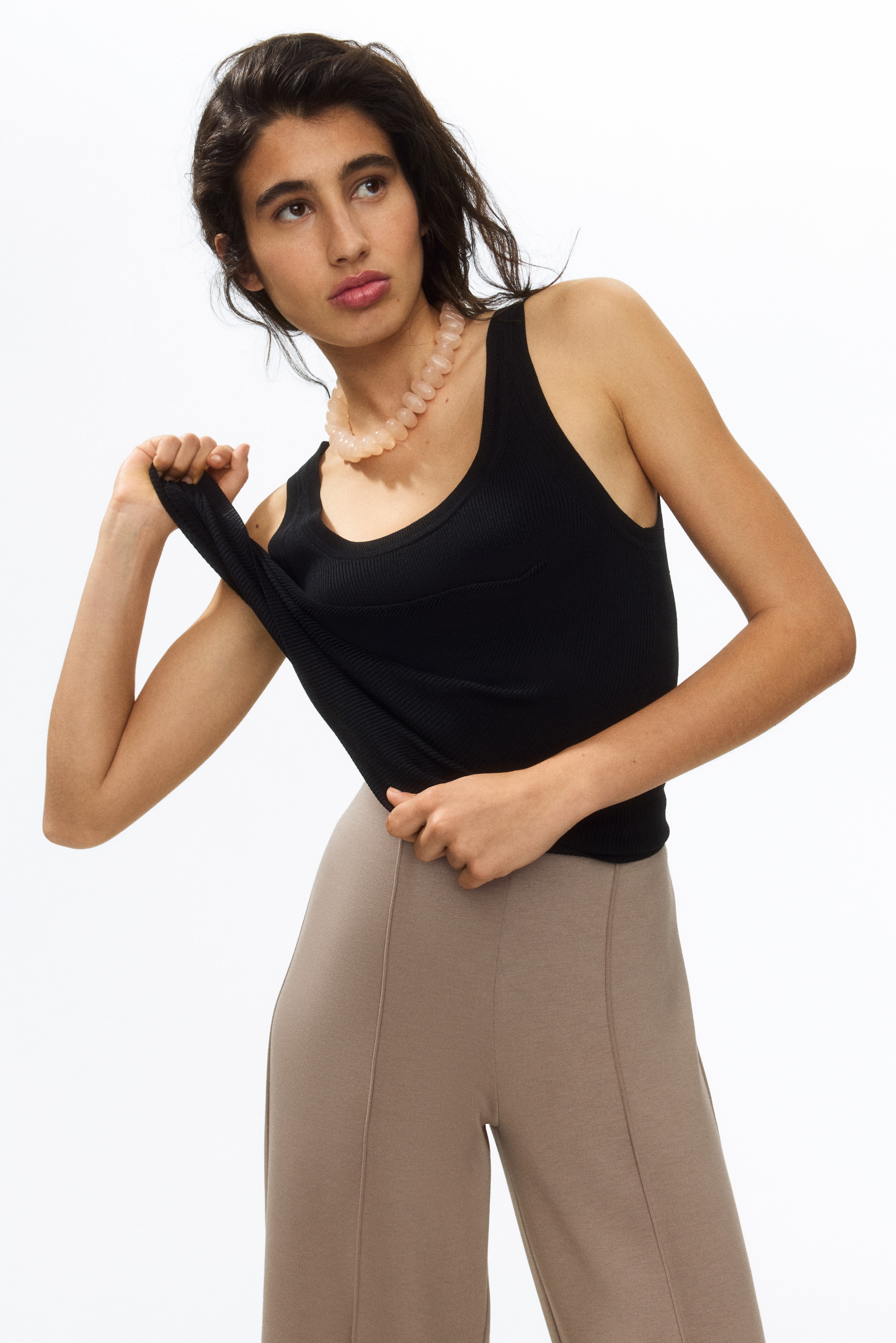 Crease-Front Jersey Pants - thumbnail 9