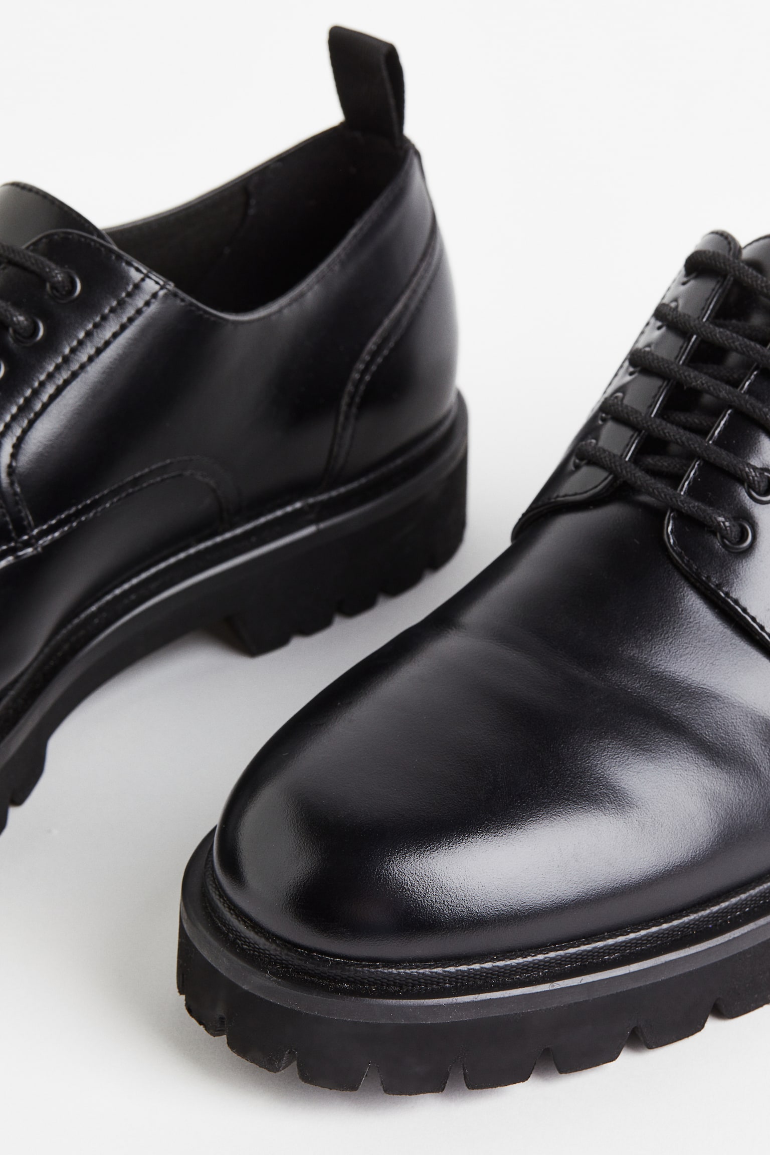 Chunky Derby shoes - Black - 2