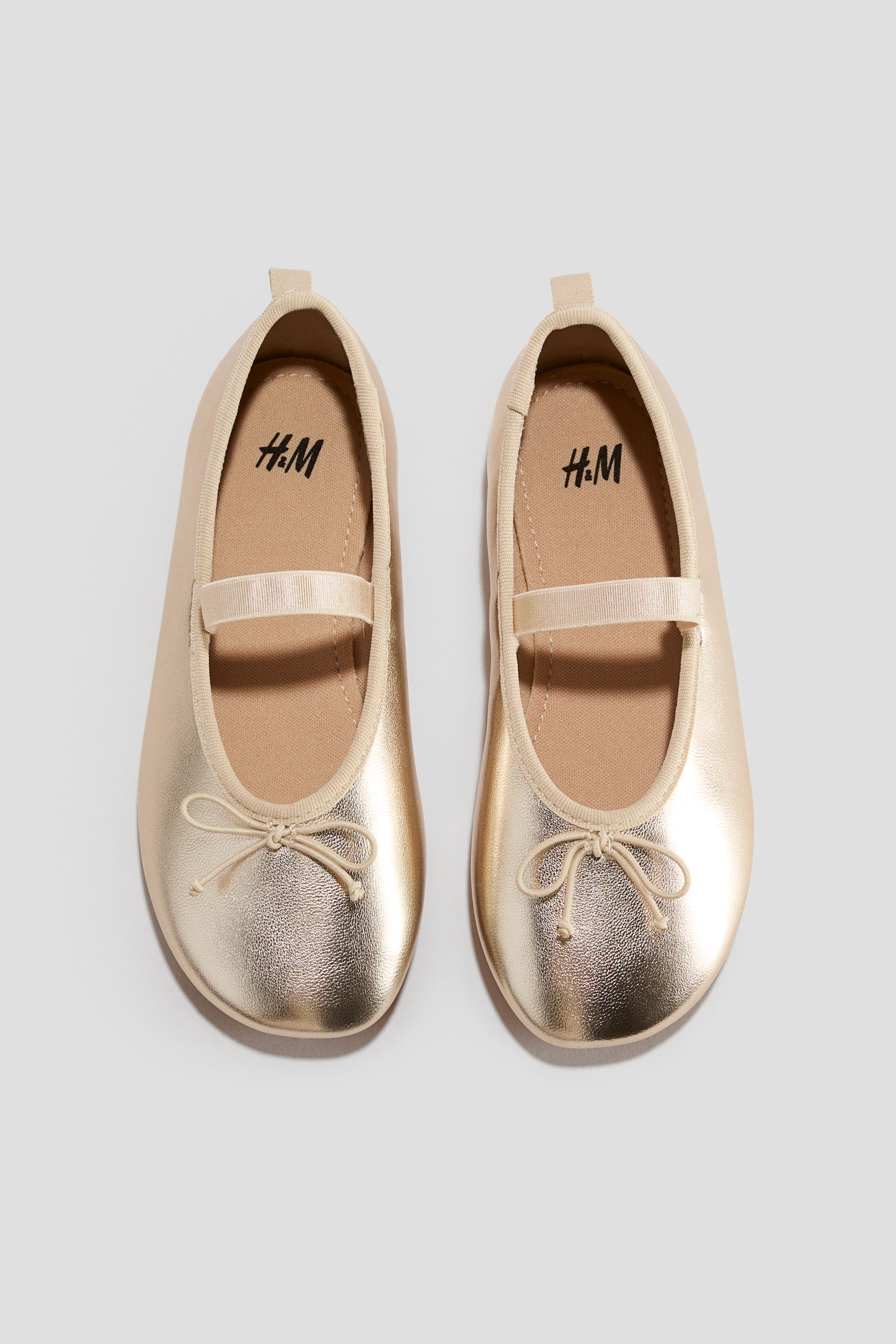 View larger image: Ballet pumps - Gold-coloured - Kids | H&M 1