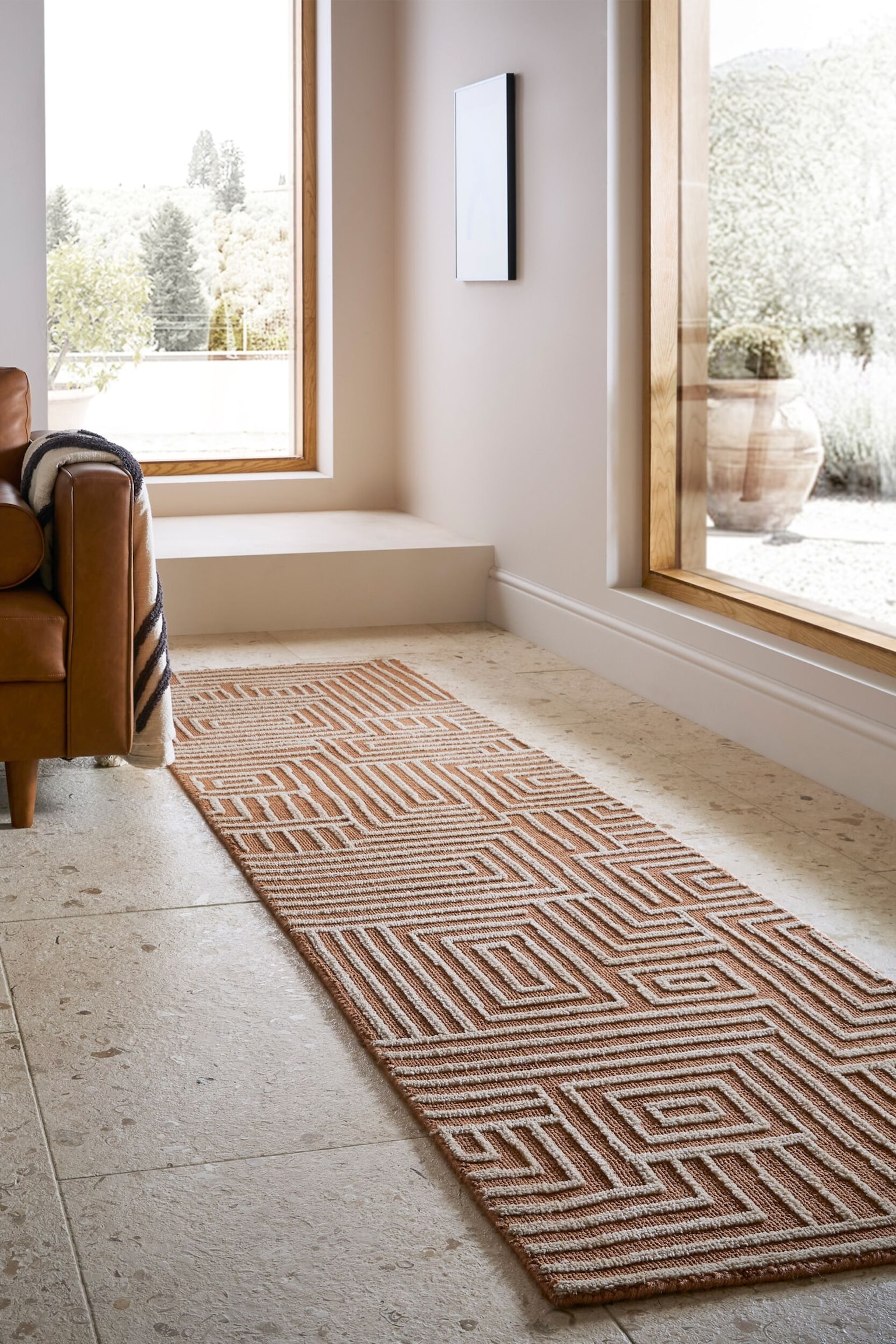 Dywanik Kylo Wena Global Biegacz - Terakotowy - 2