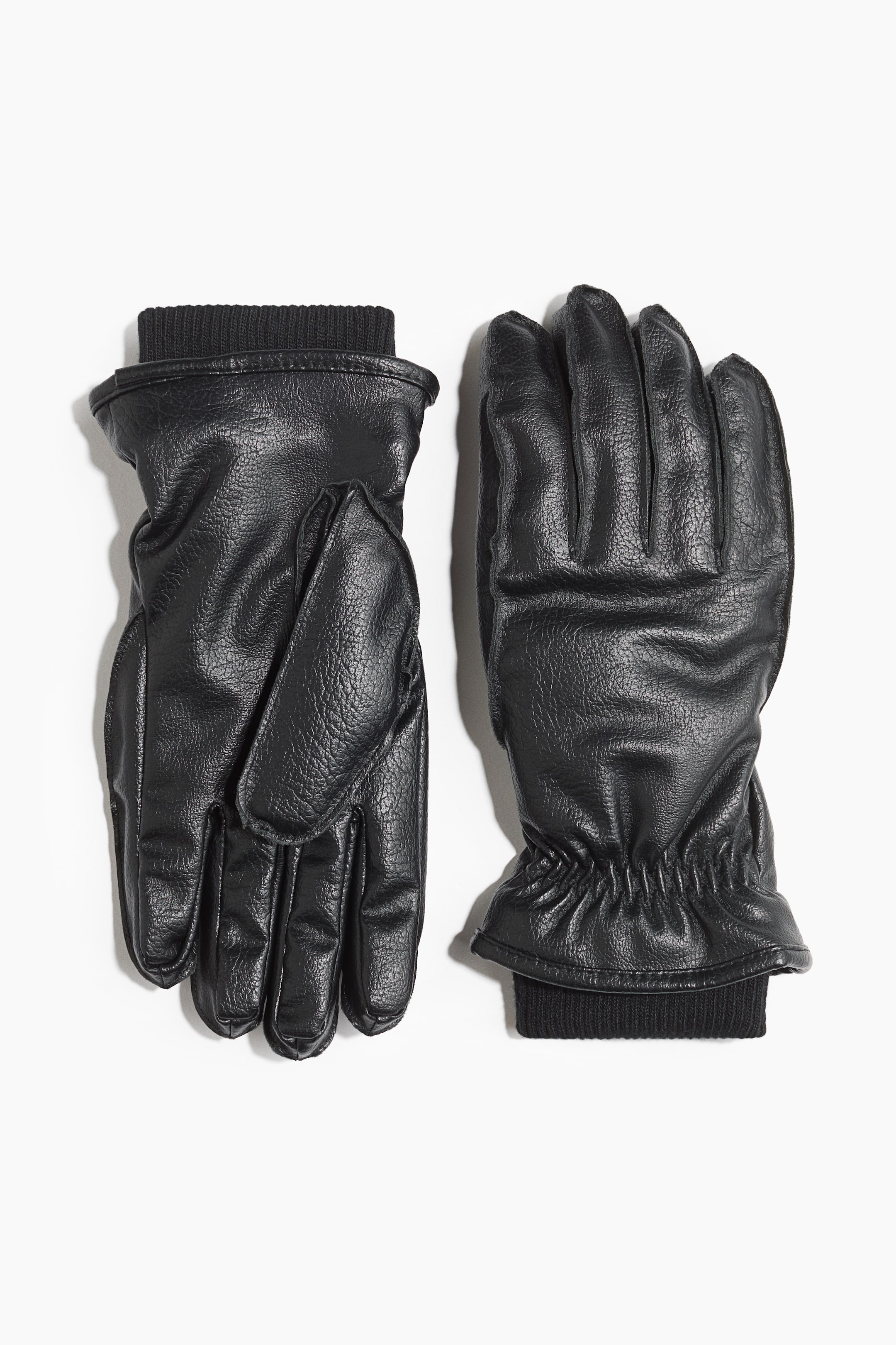 View larger image: Coated gloves - Black - Men | H&M 1