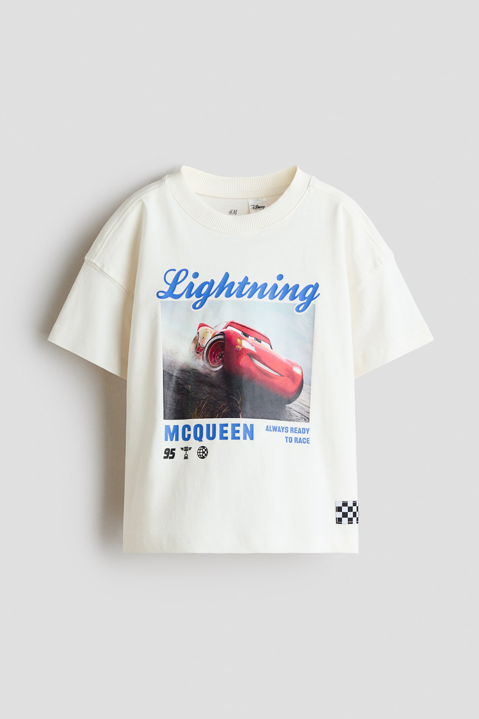 Oversized print-motif T-shirt - Ivory/Cars/Cream/Toy Story/Dark grey/Minions - 1