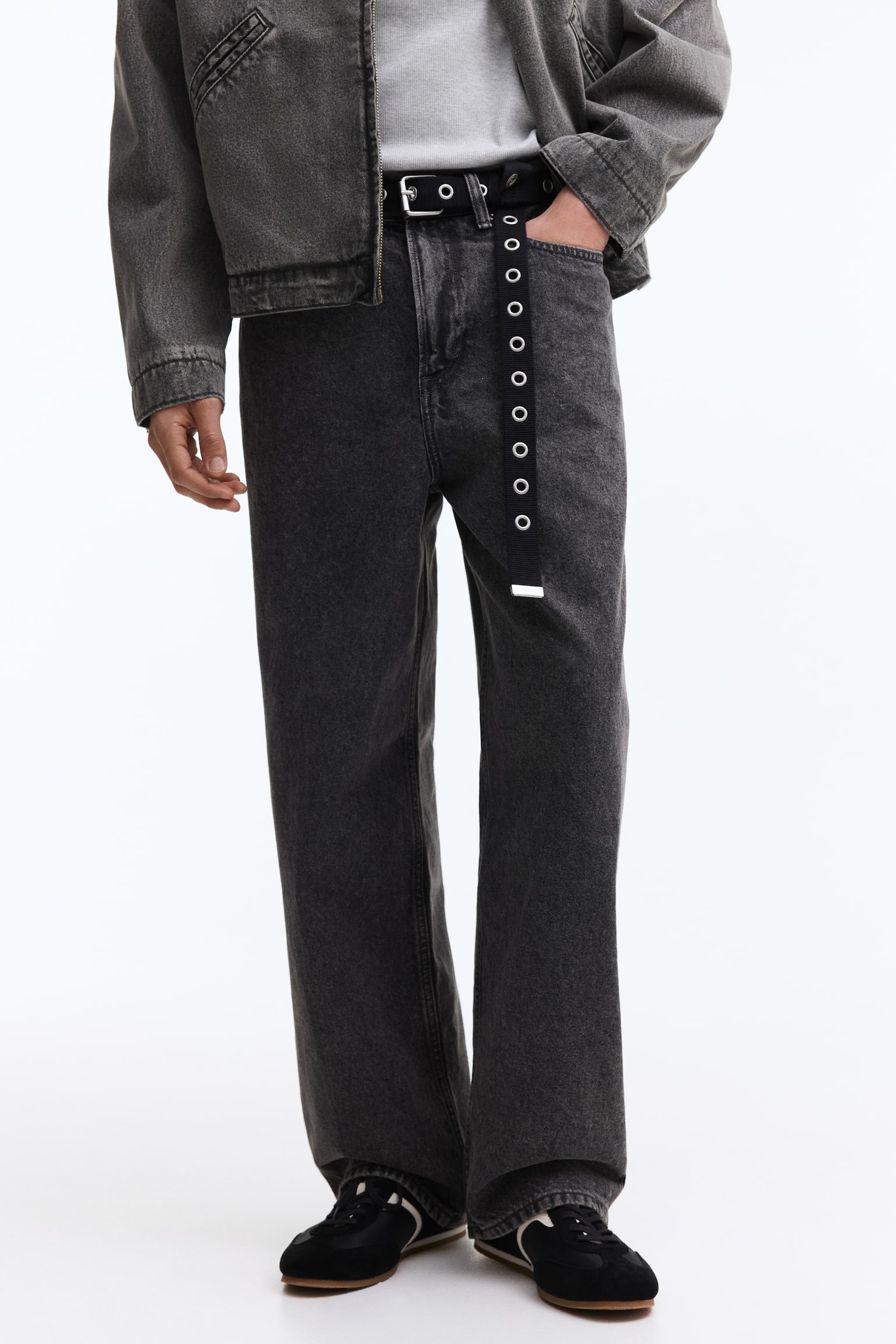 Baggy Jeans - Dark denim grey/Medium denim blue/Dark denim blue - 3