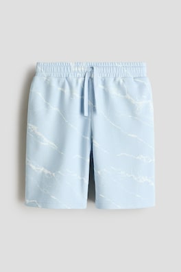 Sweatshorts med tryckt mönster