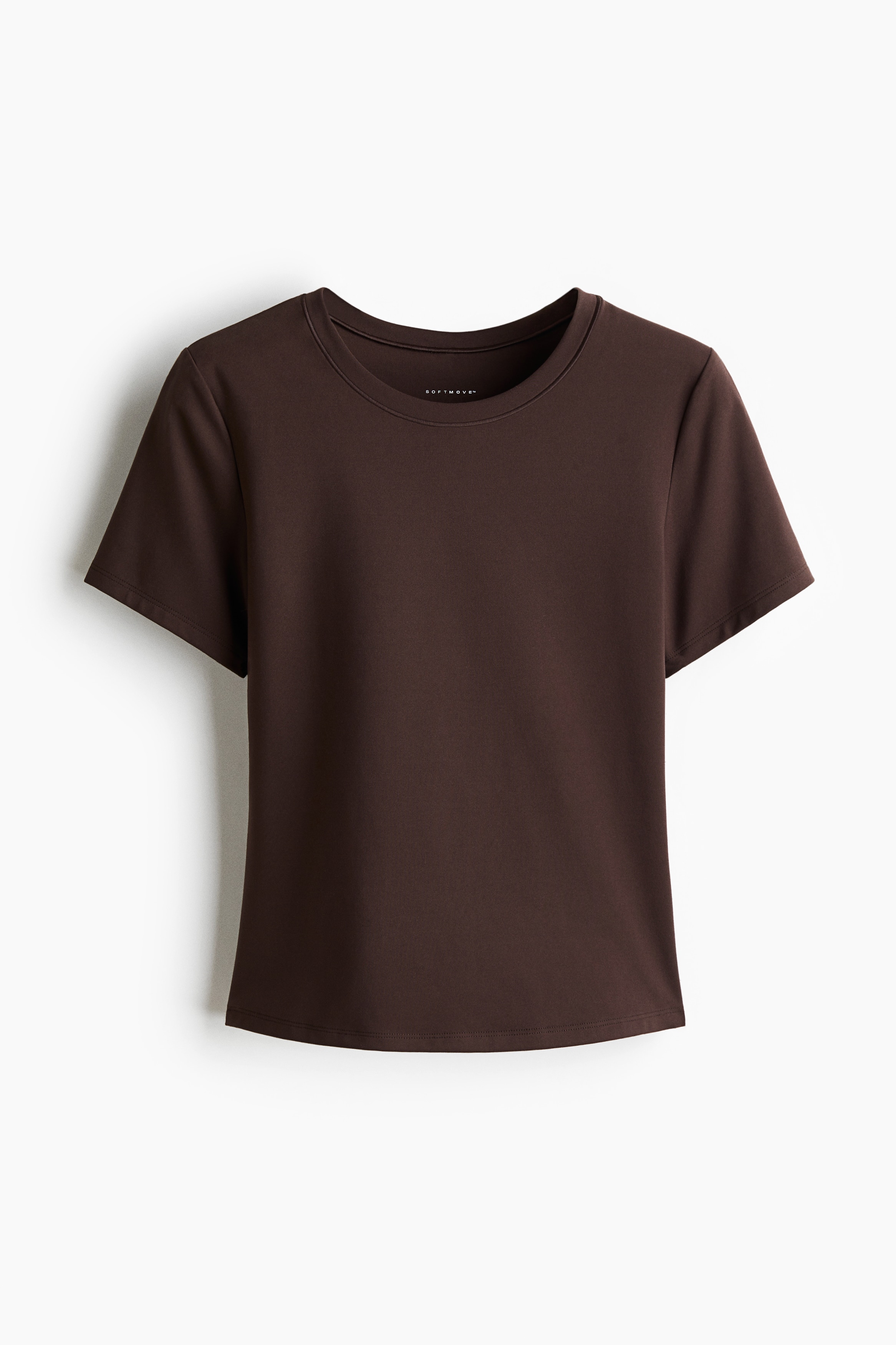 H & M - Sport-T-Shirt mit SoftMove - Braun - Sportswear