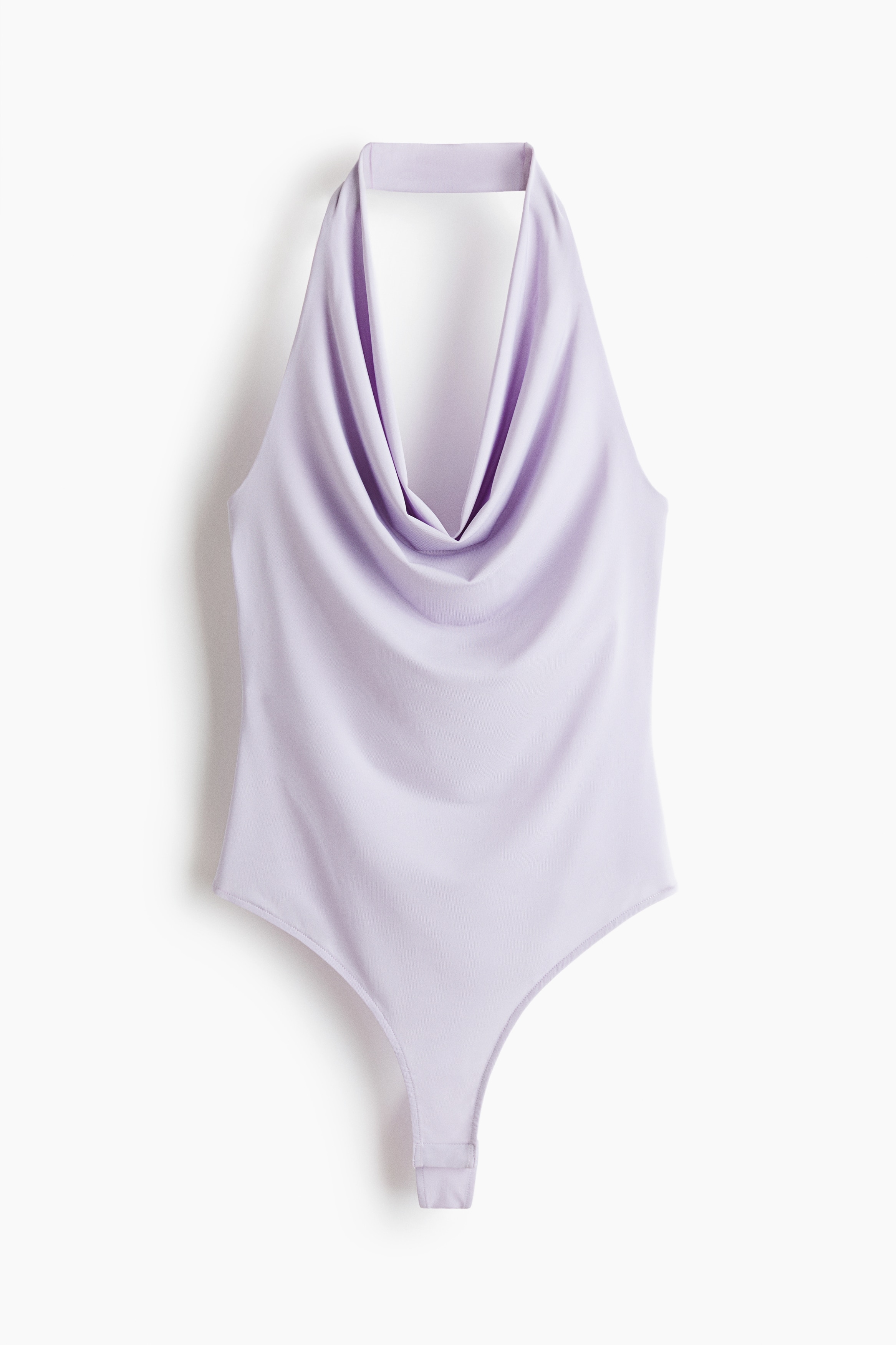 Halterbody met string - Lichtpaars/Lichtgeel