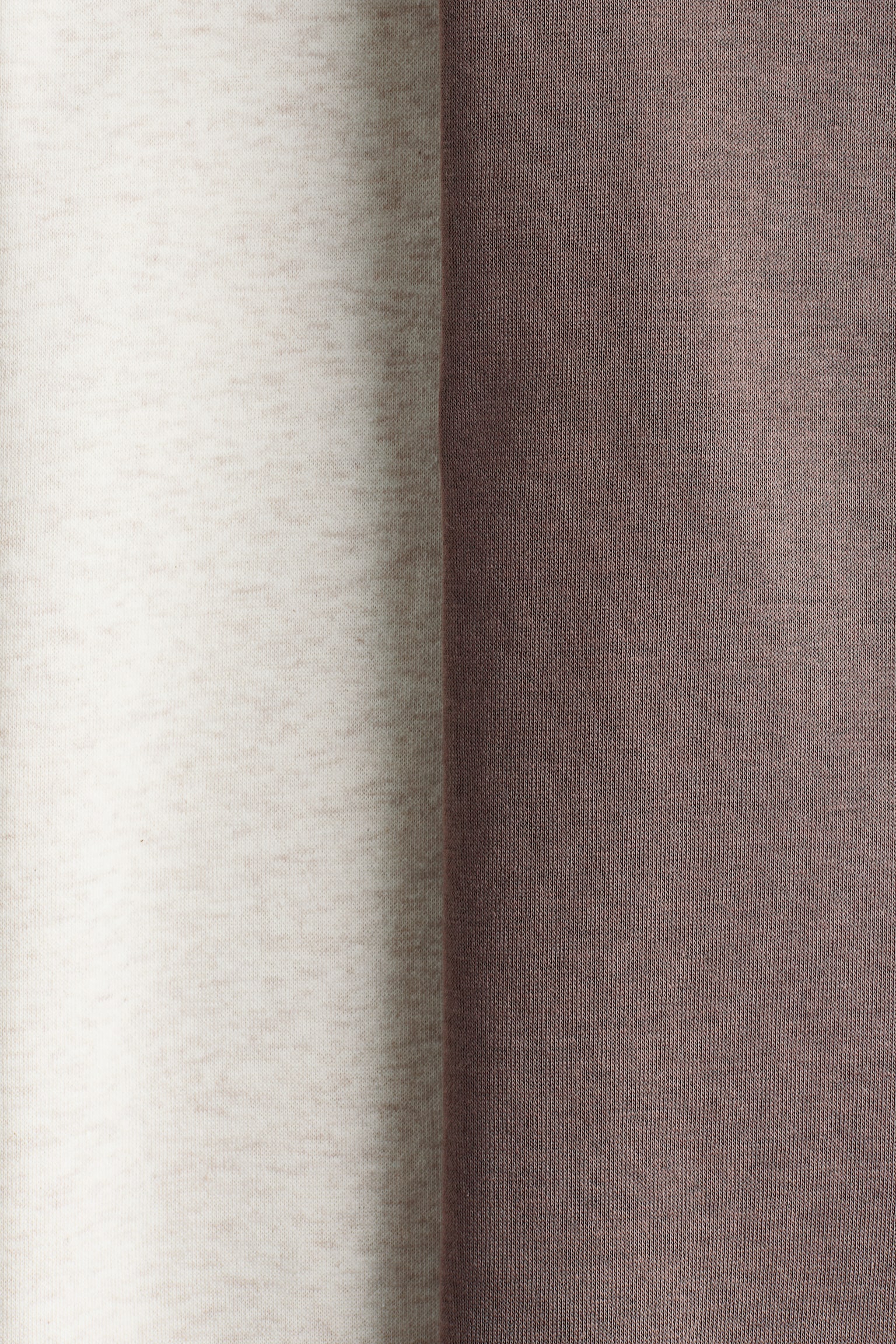 Детские брюки H&M 2-Pack Brushed-Inside, цвет: Кремовый / Серо-коричневый — фото 2