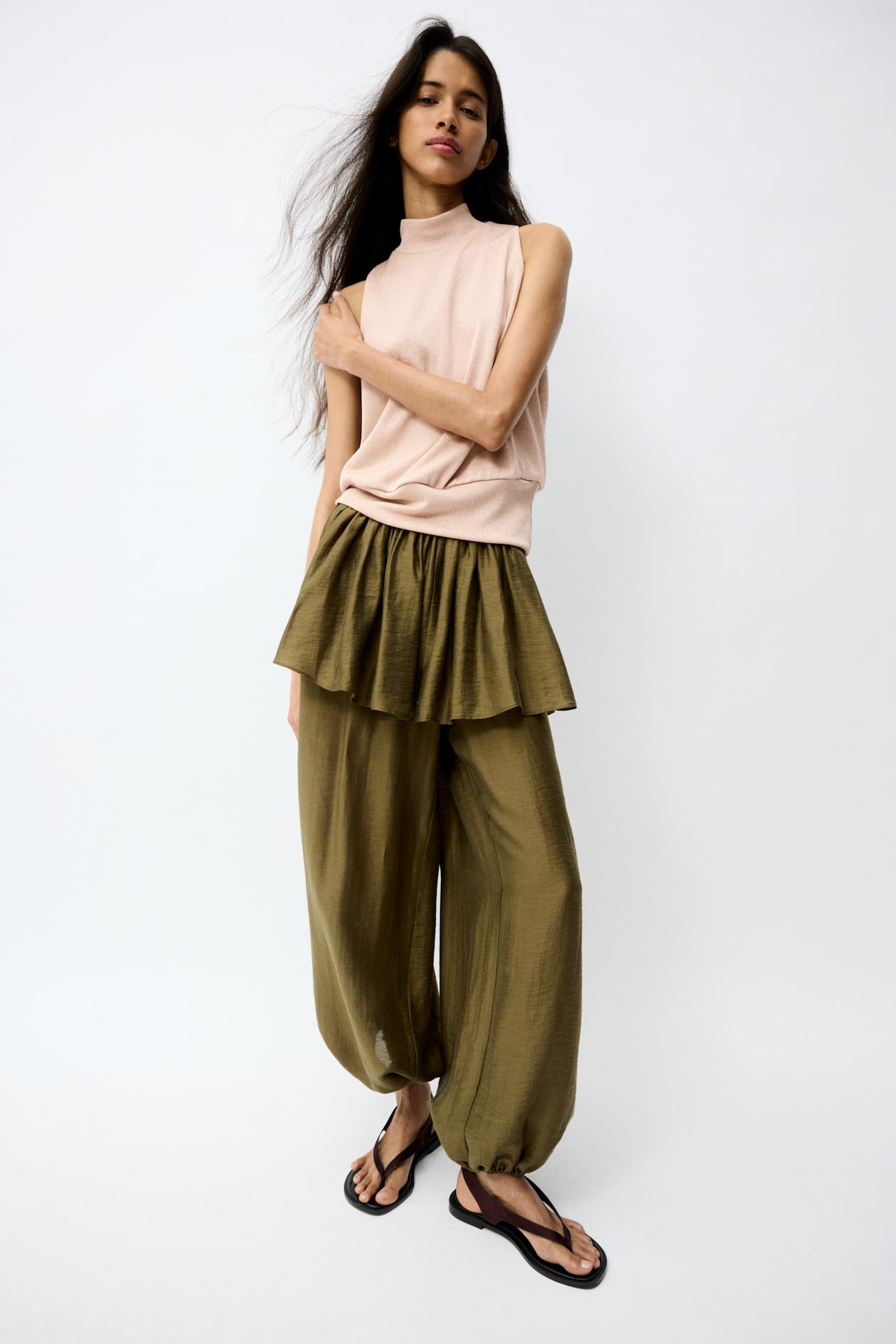 Knit Mock Turtleneck Top - image 4