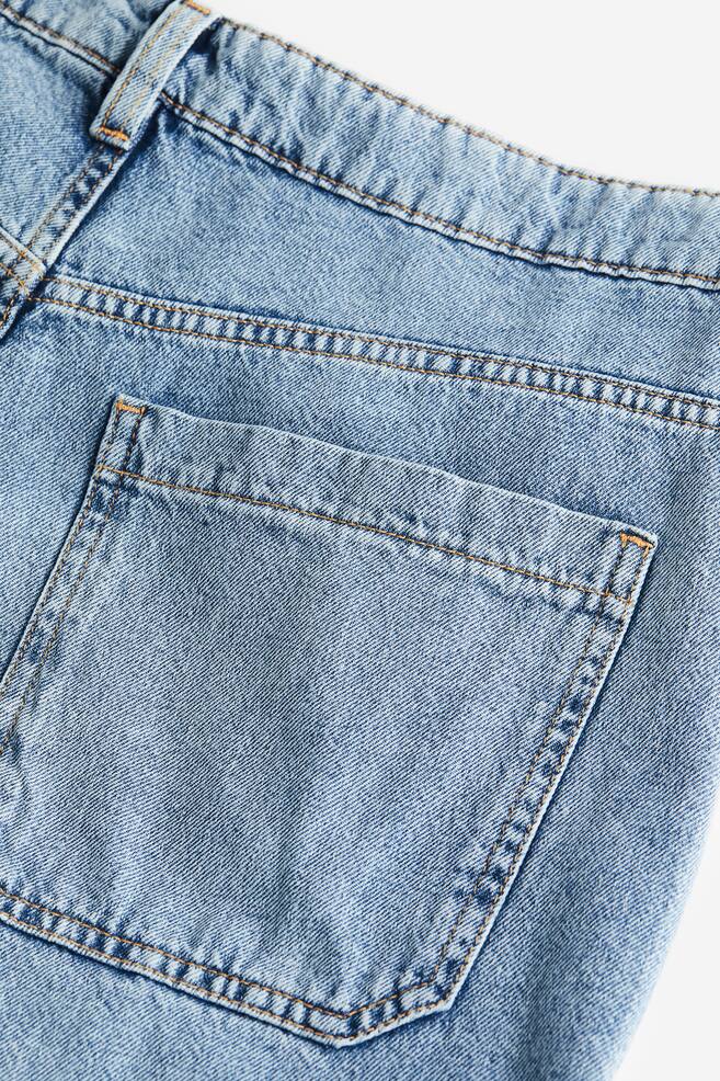 H&M+ 90s Baggy High Cargo Jeans - Denim blue - 5
