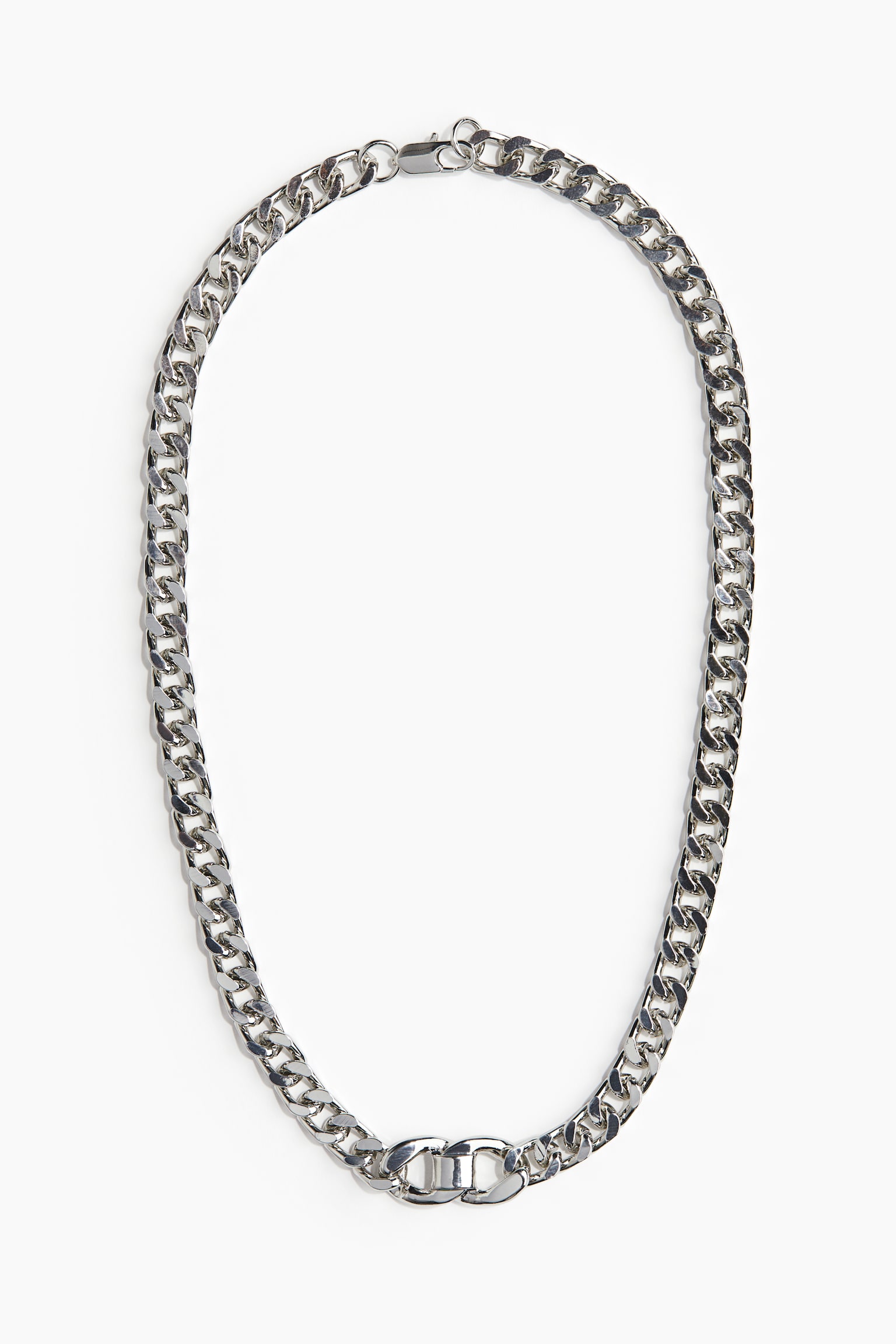 Chunky necklace - Silver-coloured - 1