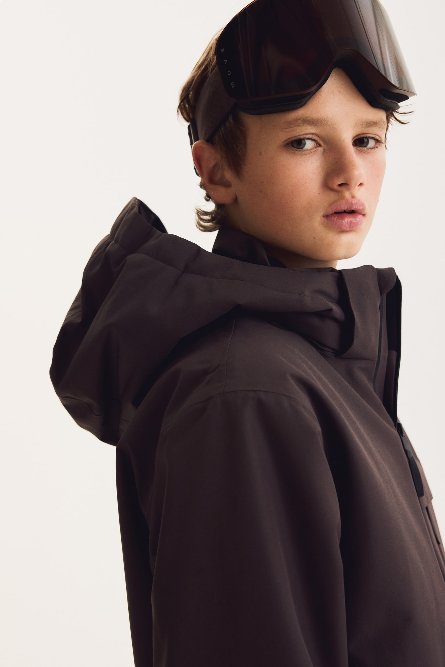 Детская куртка H&M Move Padded Ski with StormMove™, цвет: Розовато-лиловый серый — фото 5