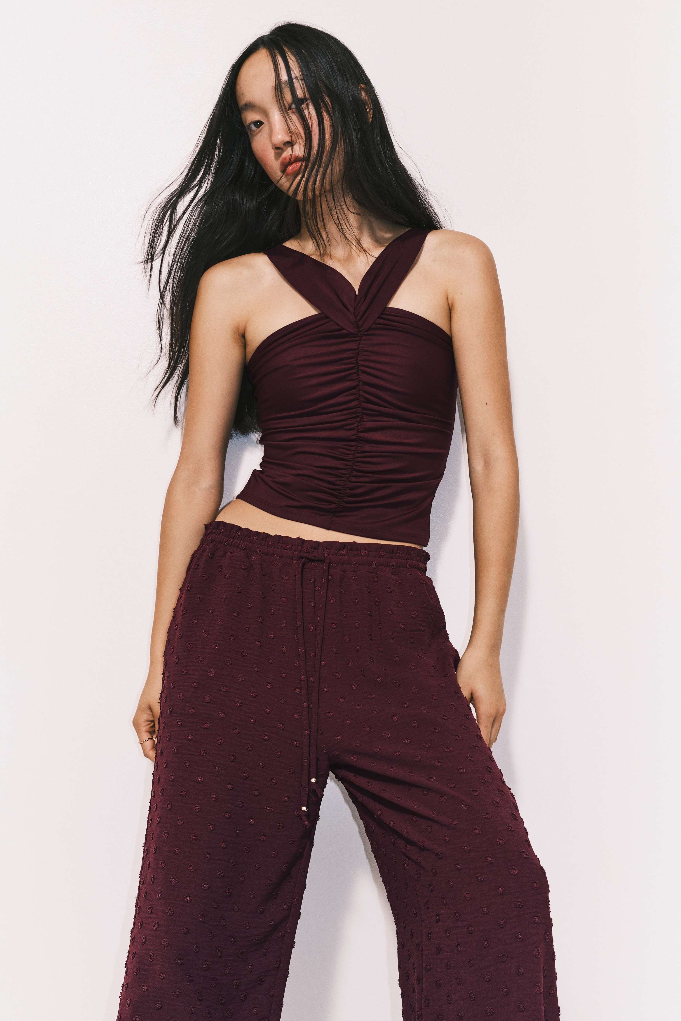 Plumeti drawstring trousers