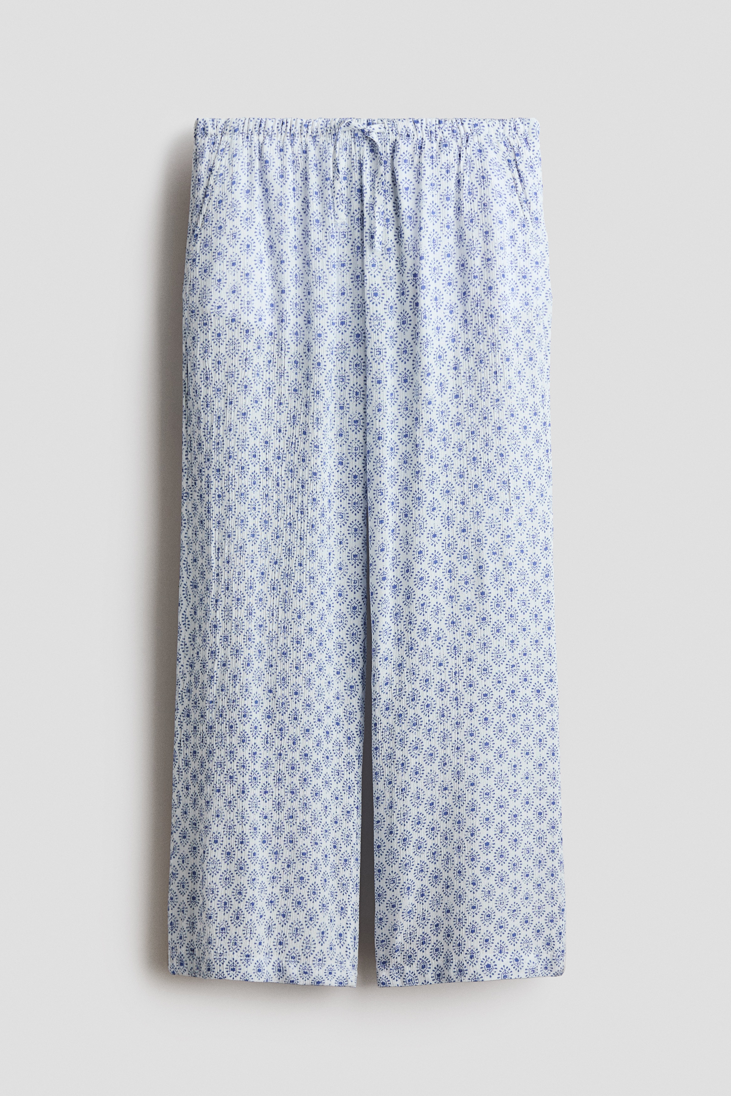 Pull-on trousers - White/Blue patterned/Black/Light blue/Striped/Black/Beige/Striped