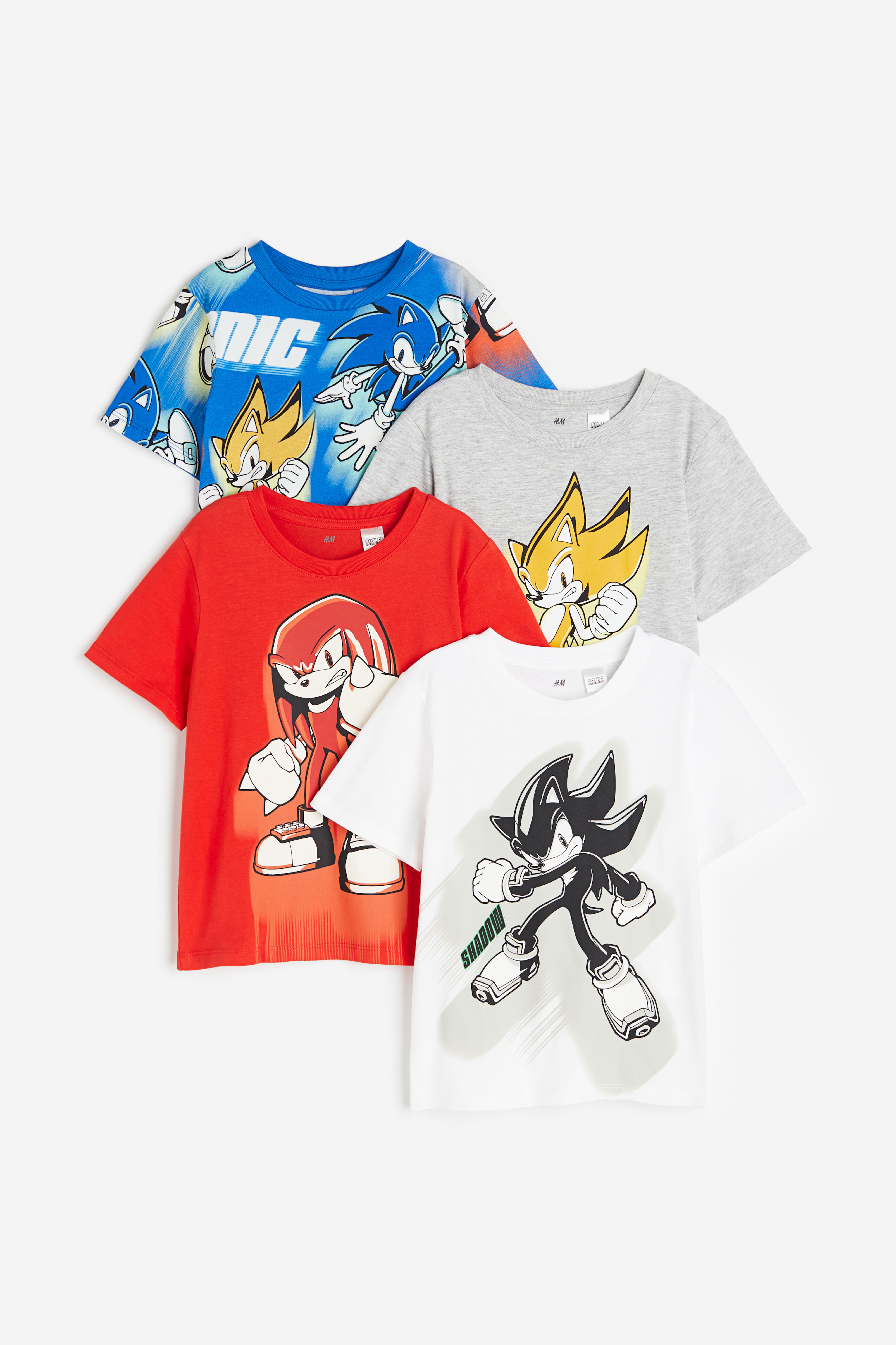 プリントTシャツ 4枚セット - イエロー／ポケモン - Kids | H&M JP