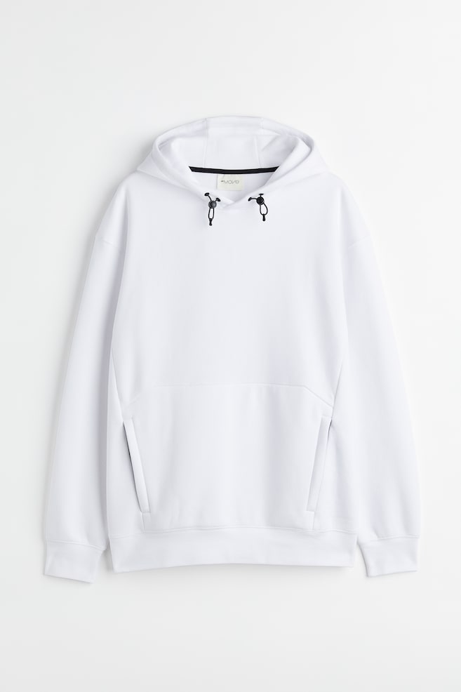 Sport-Hoodie Relaxed Fit - Weiß - 1