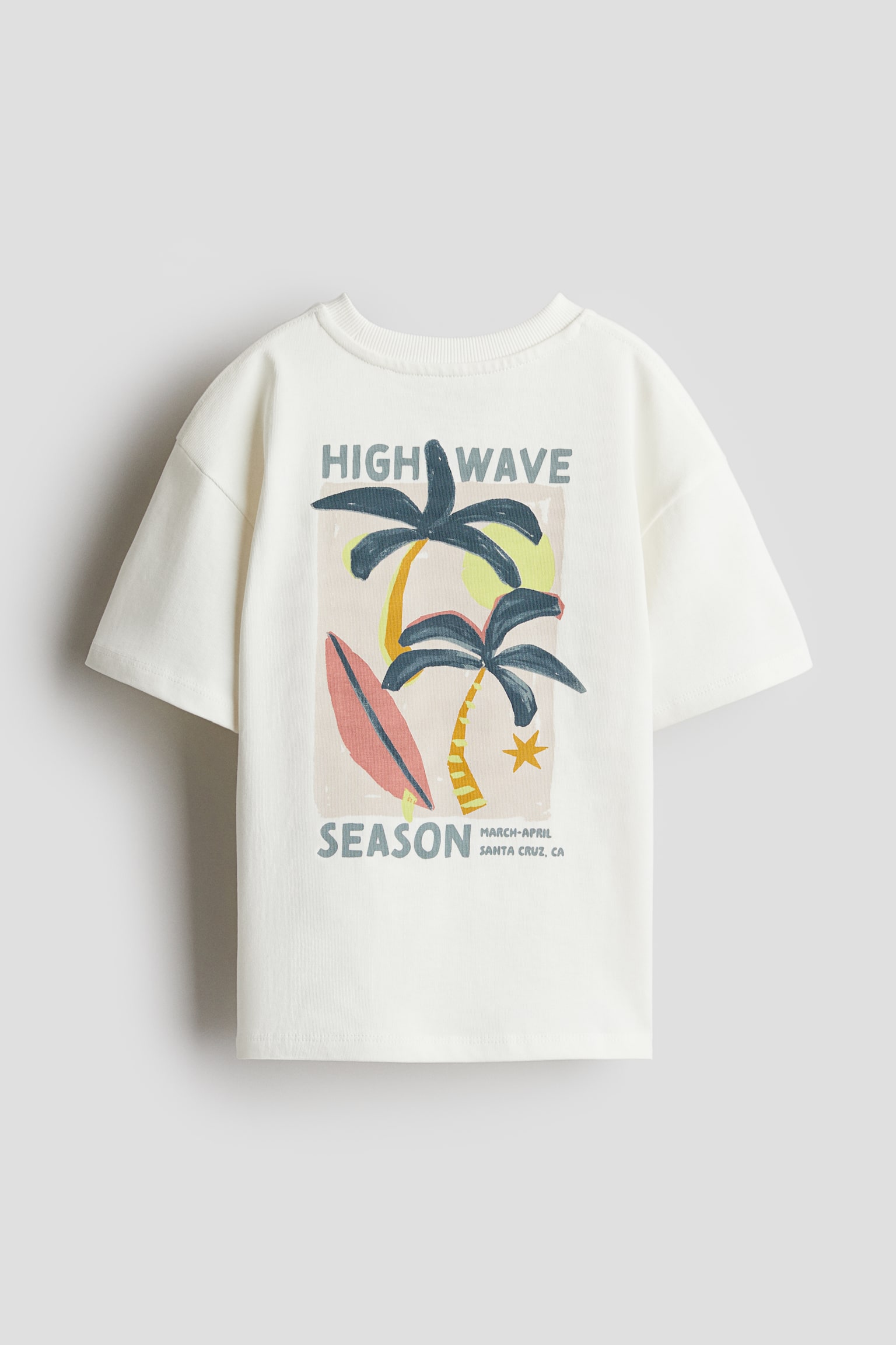 Print Tee - Cream/High Waves/Orange/Skate Club/White/Chasin' Waves/Orange/Dinosaur/White/Boston Garage Club - 3