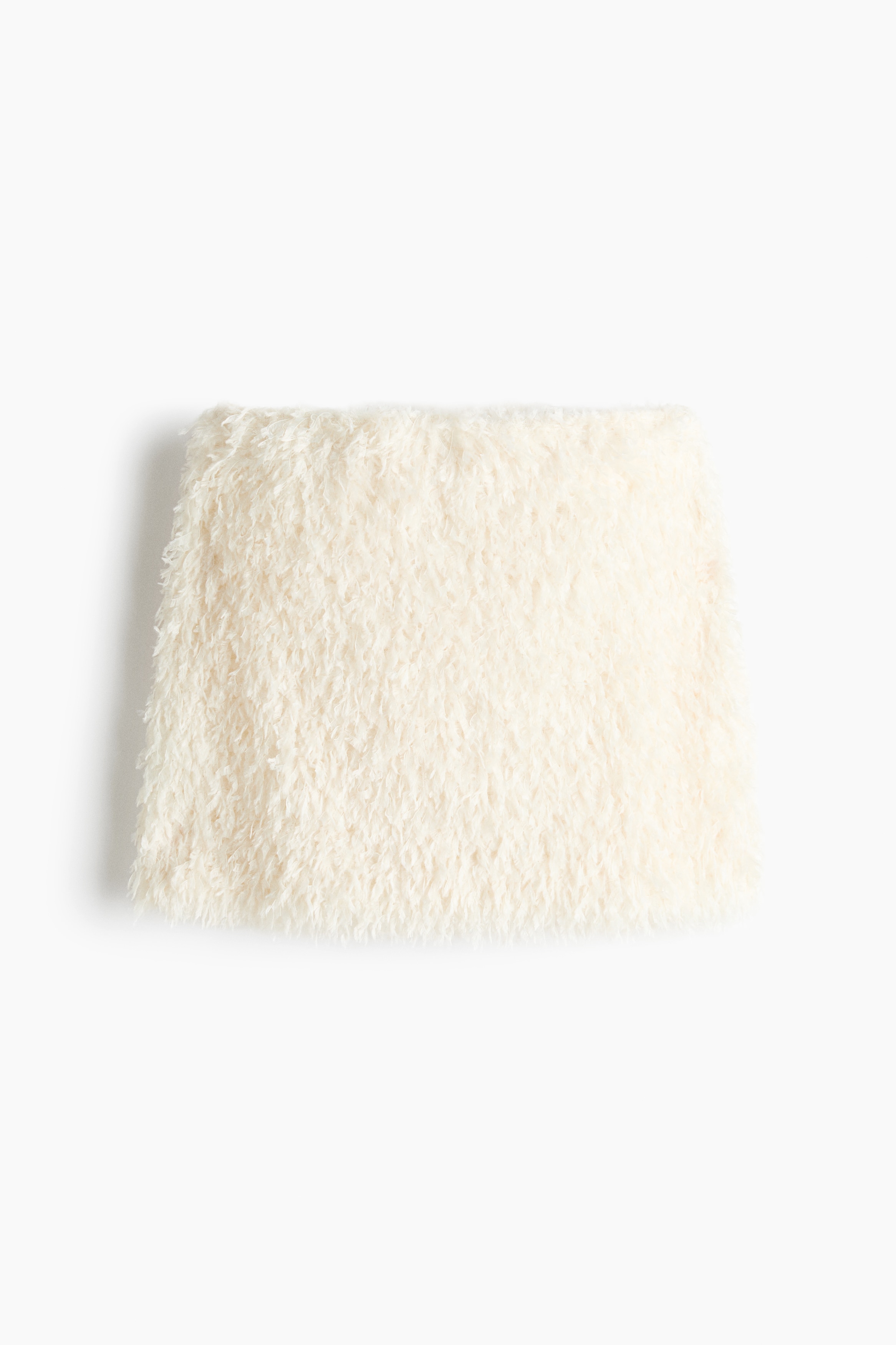 Fluffy mini skirt - Cream