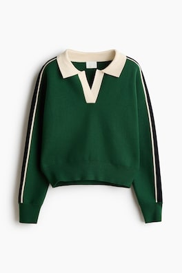 Oversized polo shirt