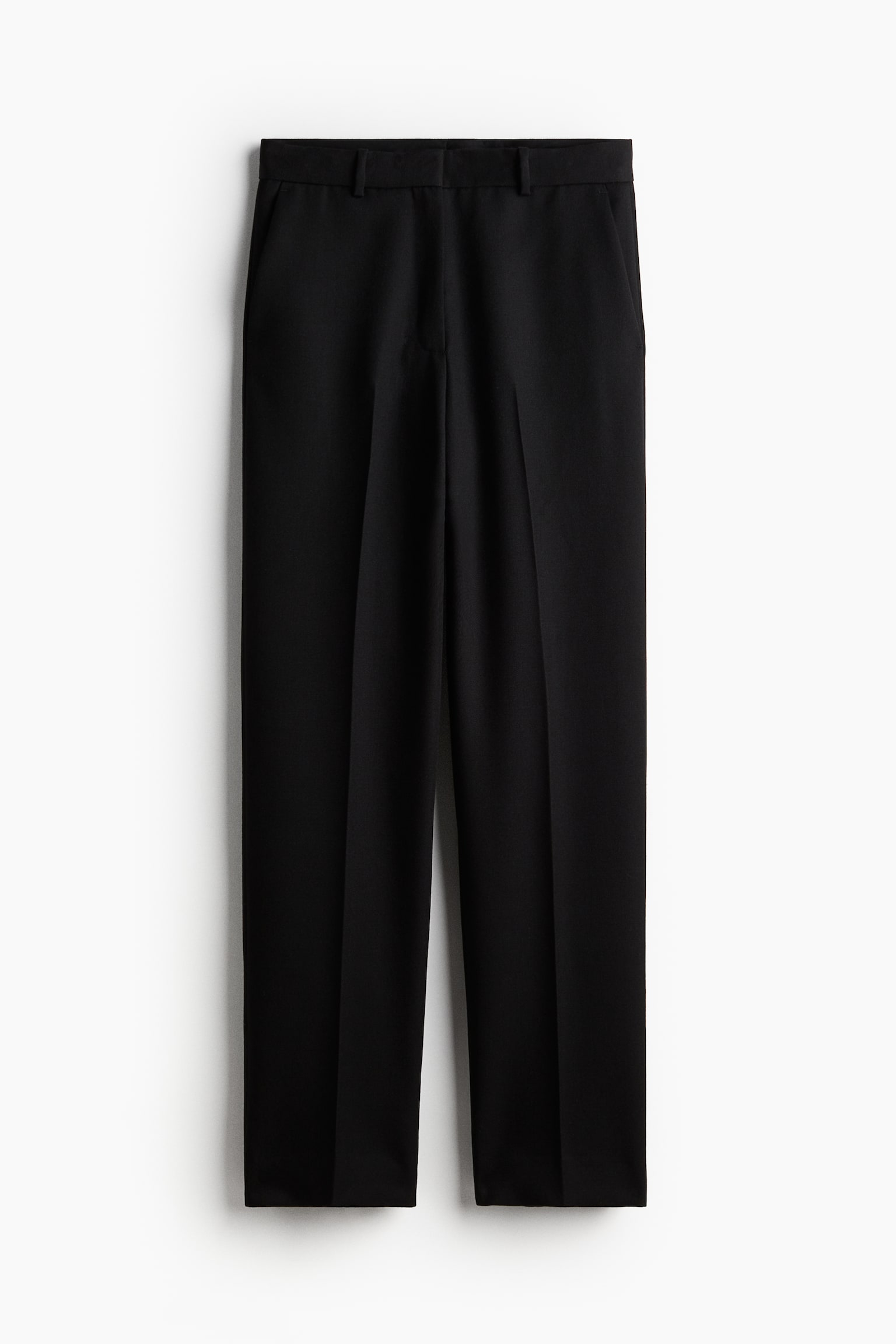 Tailored wool trousers  - Black - 2