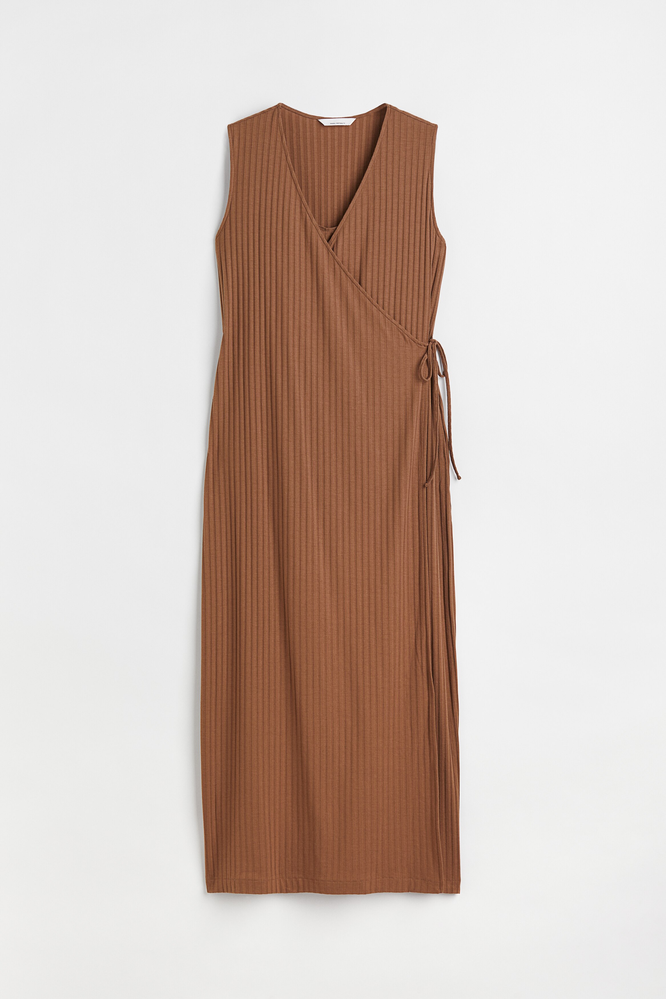 MAMA Sleeveless Nursing Dress - Sleeveless - Midi - Beige - Ladies  