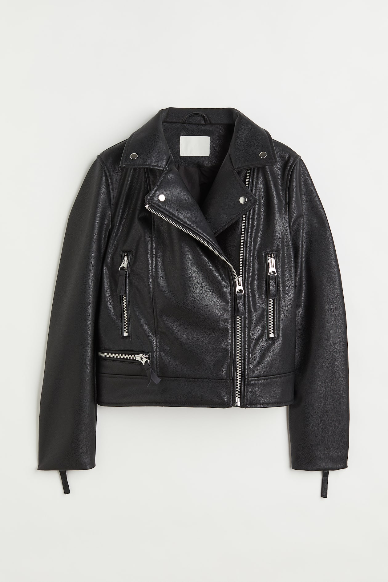 Jigsaw Clothing Jigsaw Clean Leather Jacket Biker Jacket Black
