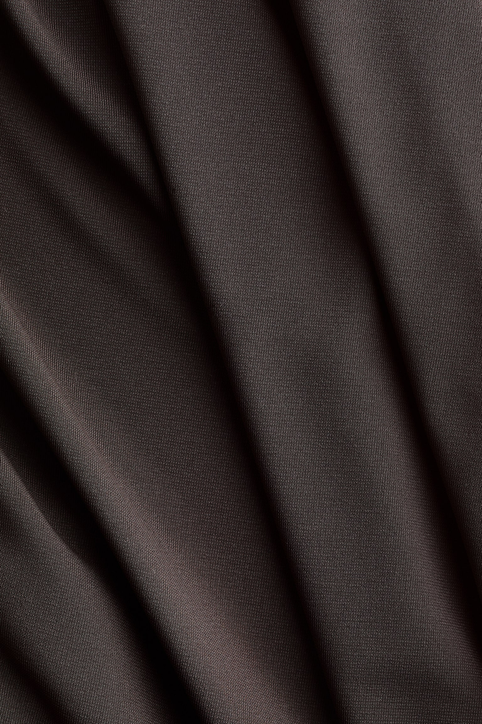 Draped midi skirt - Dark brown/Black/Polka dot/Cream/Polka dot - 3