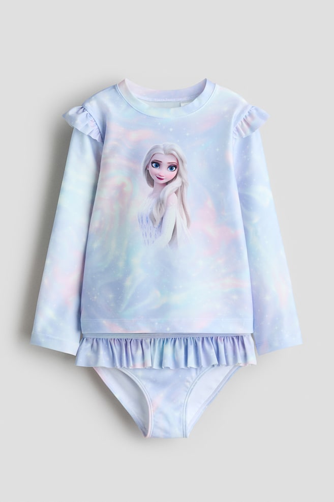 Ensemble de bain imprimé - Lilas/La Reine des neiges/Lilas/Hello Kitty - 1