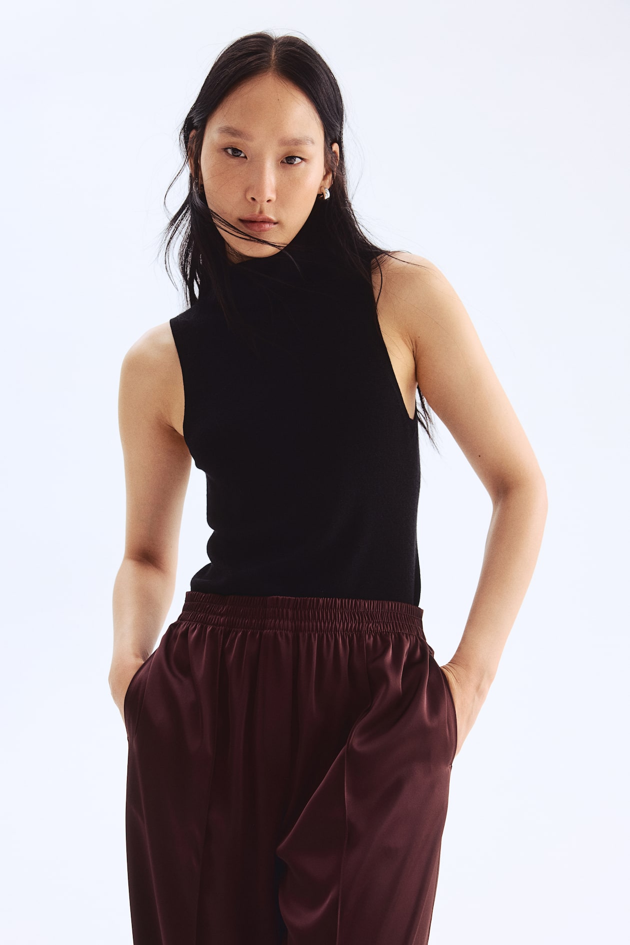Wide Crease-Detail Pants - image 3