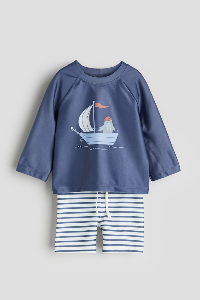 Swim Set UPF 50 - Dark blue/walrus - 1